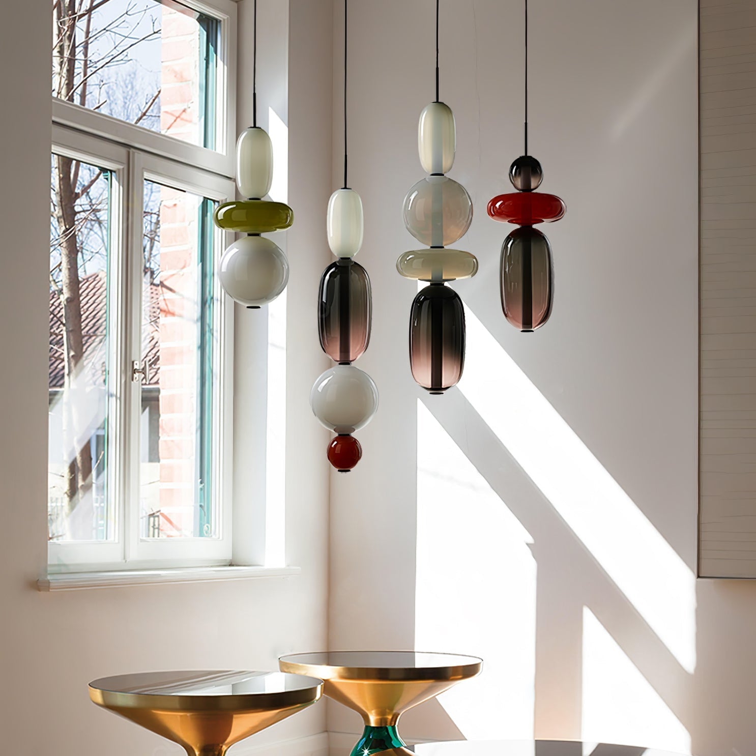 Noxic Glass Acrylic Artistic Pendant Light - Letslighting
