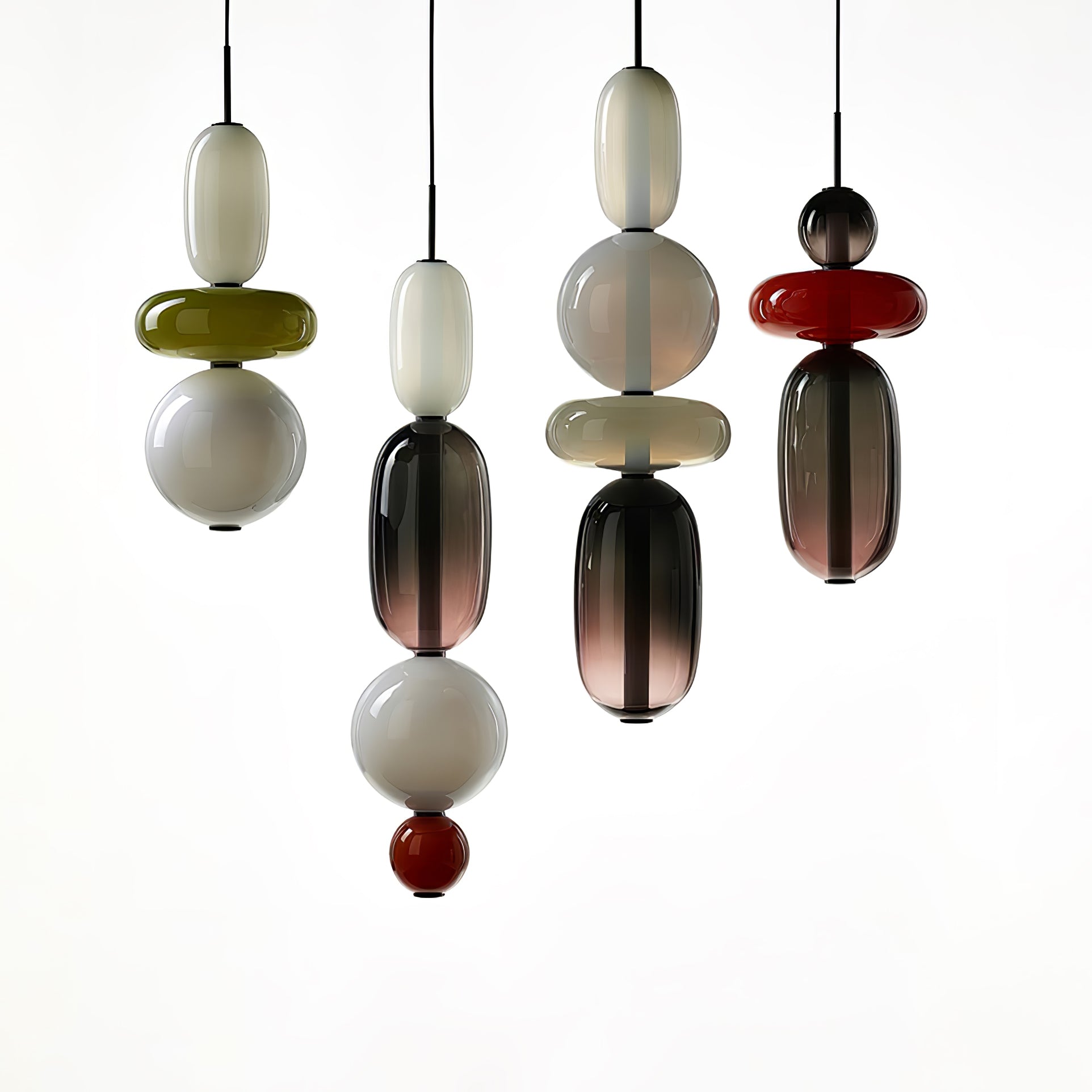 Noxic Glass Acrylic Artistic Pendant Light - Letslighting