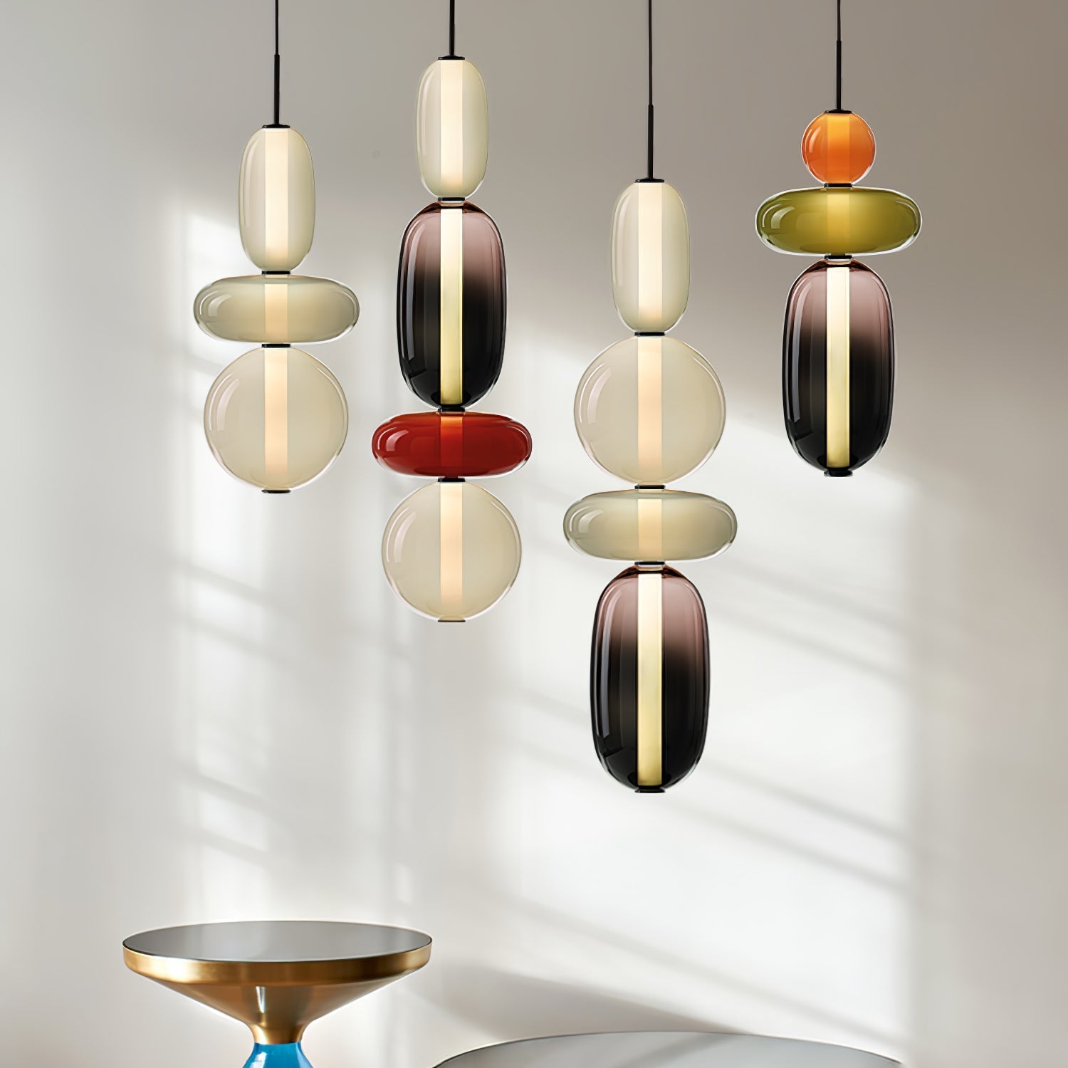 Noxic Glass Acrylic Artistic Pendant Light - Letslighting
