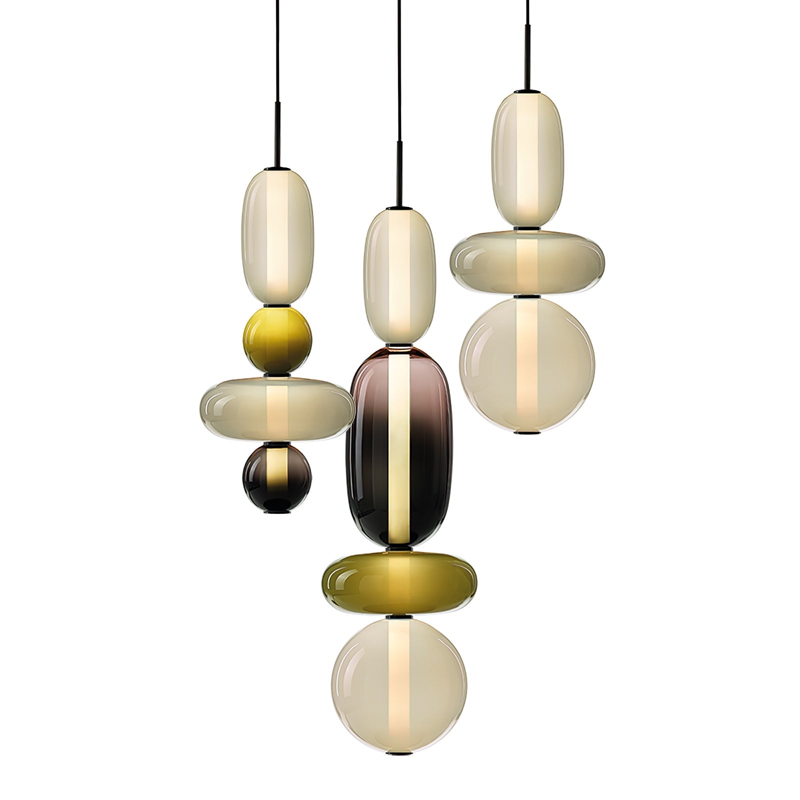 Noxic Glass Acrylic Artistic Pendant Light - Letslighting