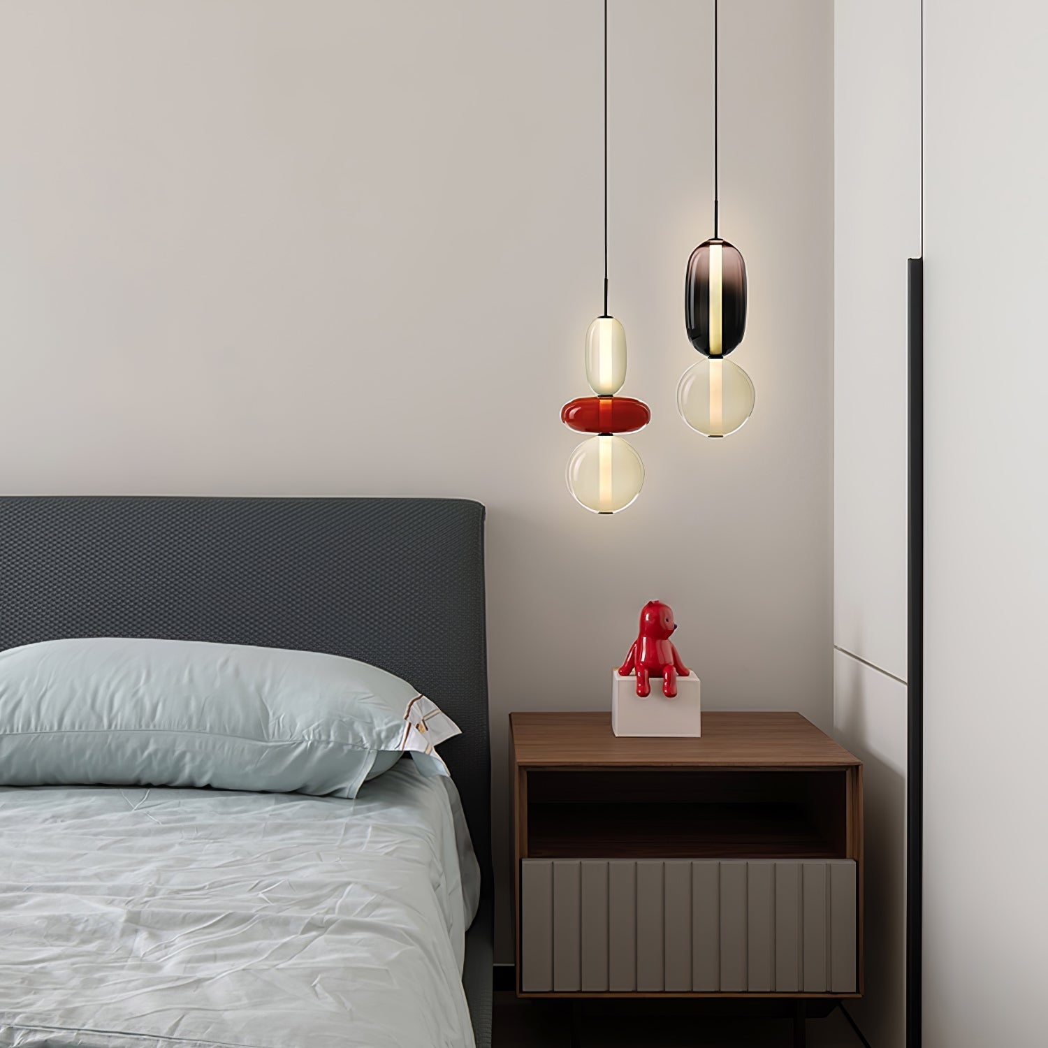 Noxic Glass Acrylic Artistic Pendant Light - Letslighting