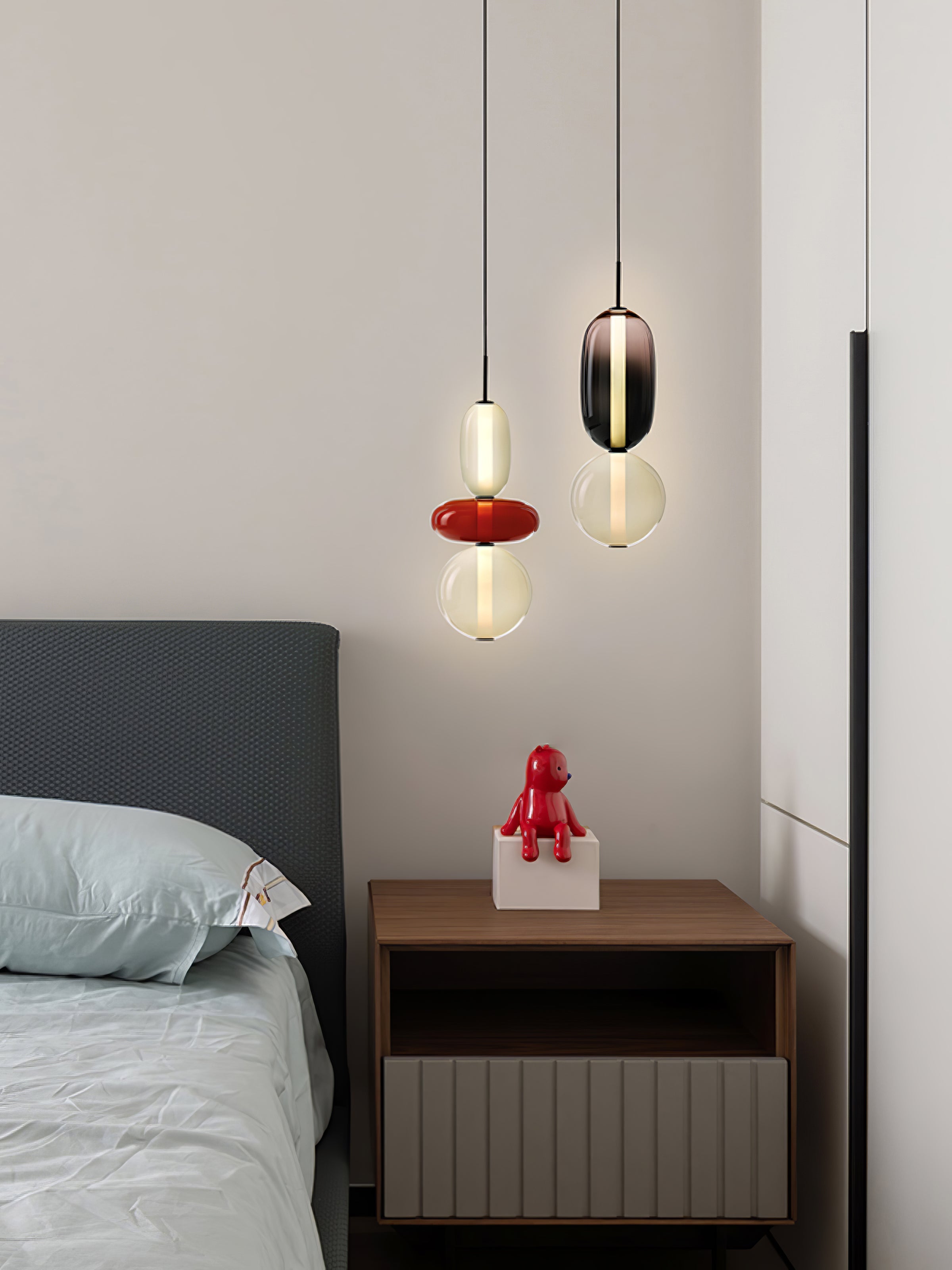 Noxic Glass Acrylic Artistic Pendant Light - Letslighting