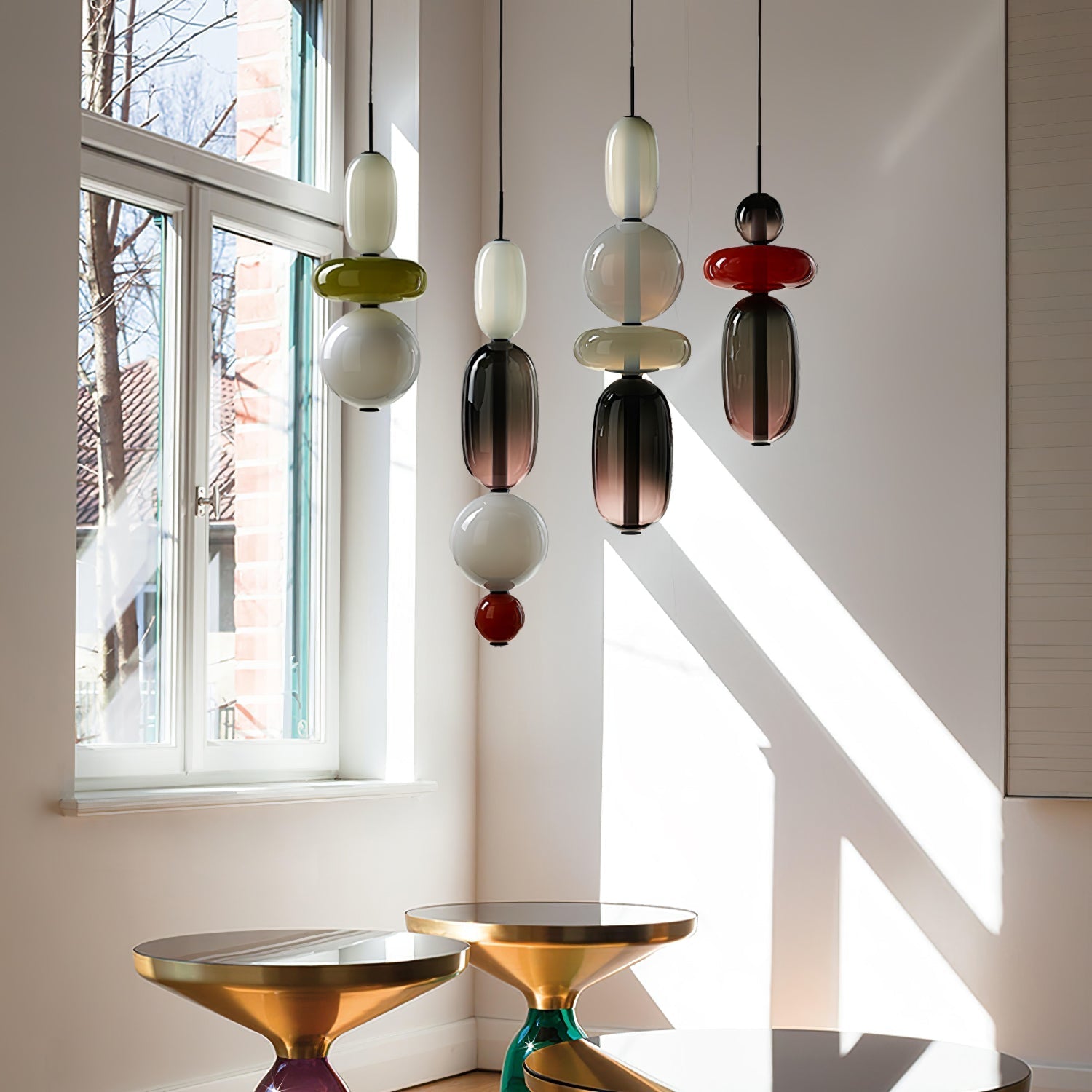 Noxic Glass Acrylic Artistic Pendant Light - Letslighting