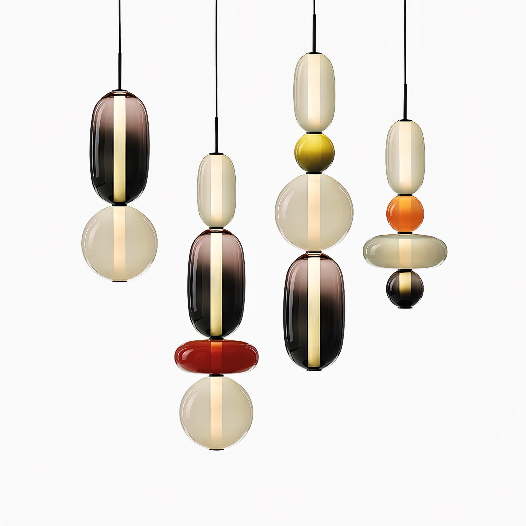 Noxic Glass Acrylic Artistic Pendant Light - Letslighting