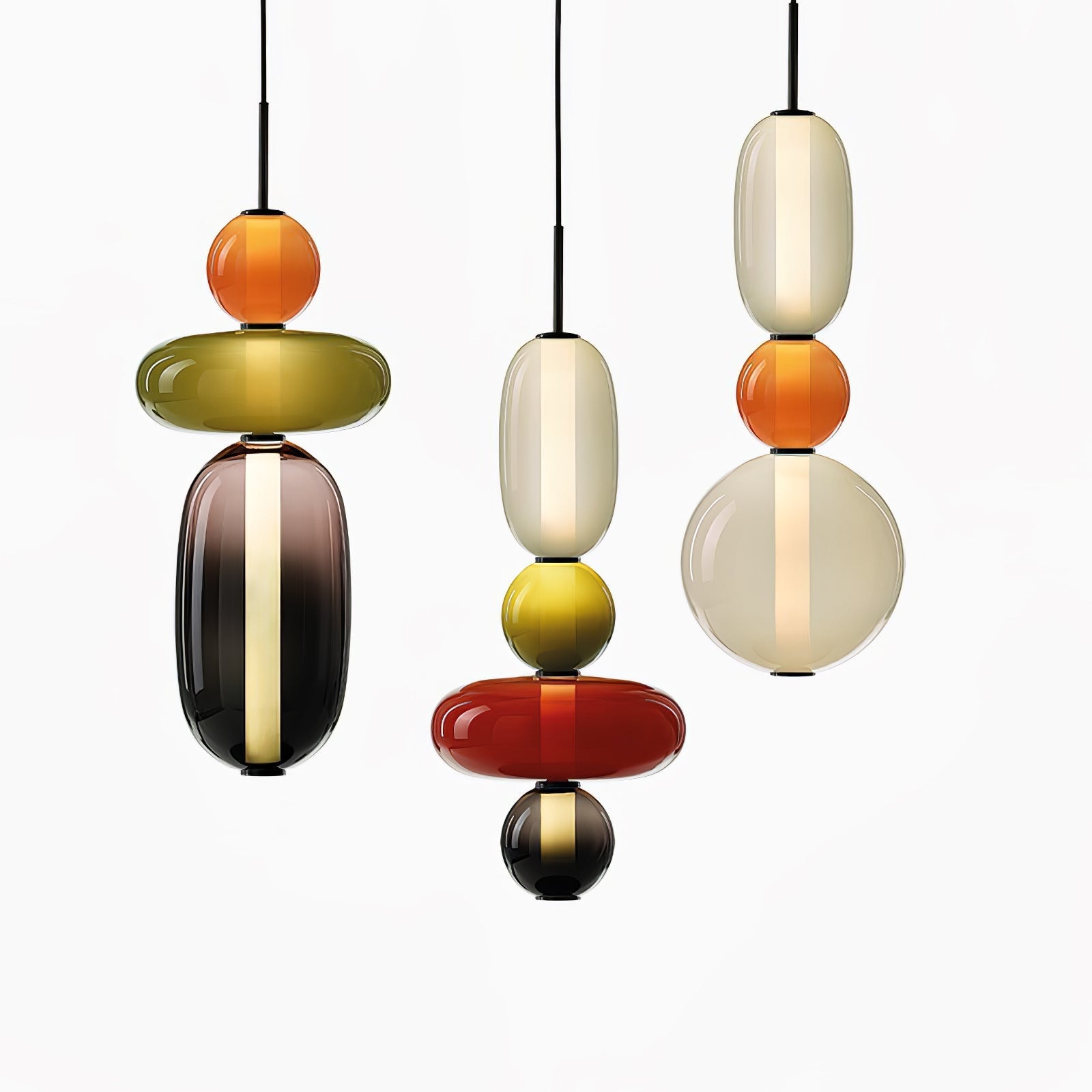 Noxic Glass Acrylic Artistic Pendant Light - Letslighting