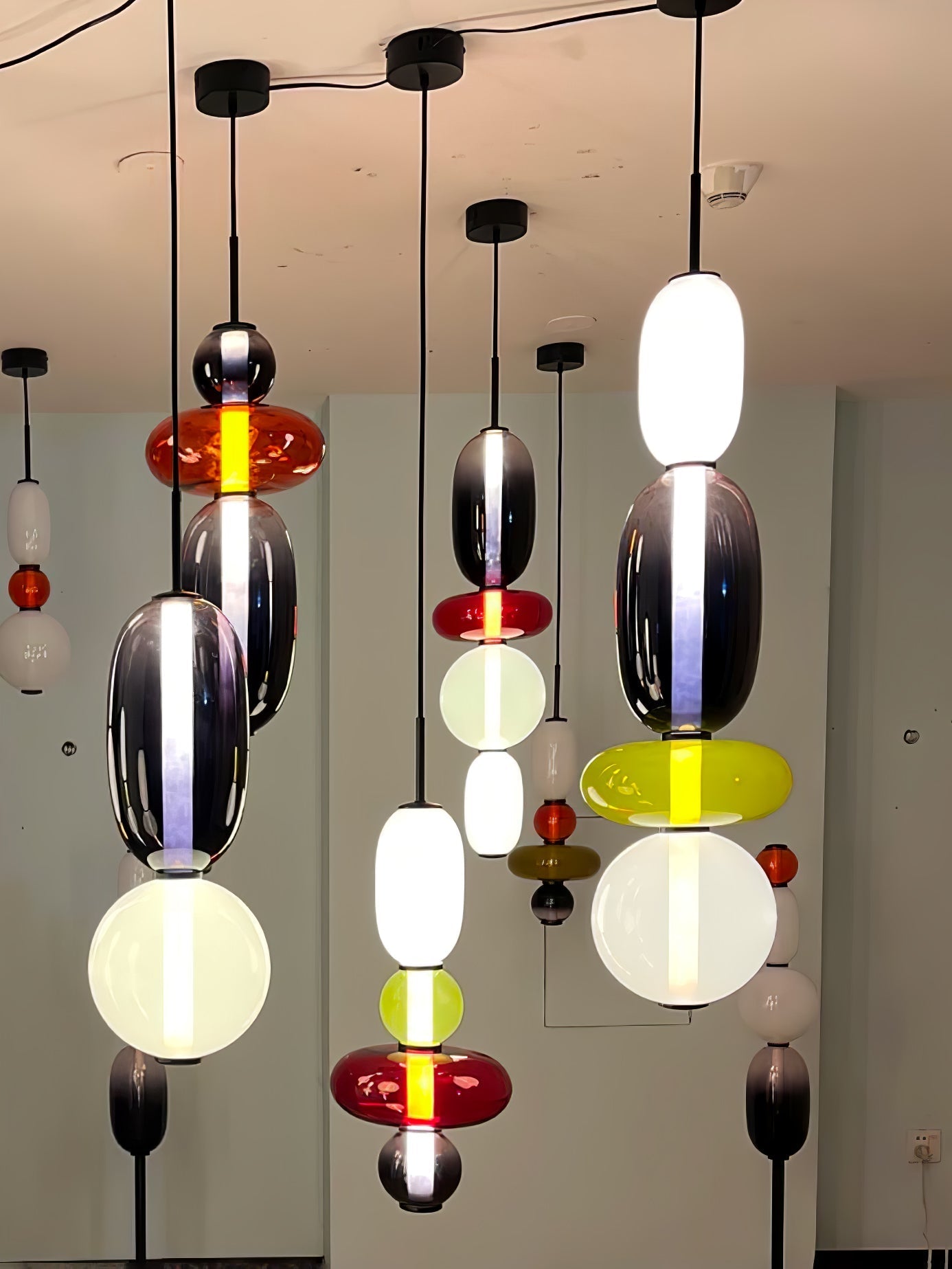Noxic Glass Acrylic Artistic Pendant Light - Letslighting