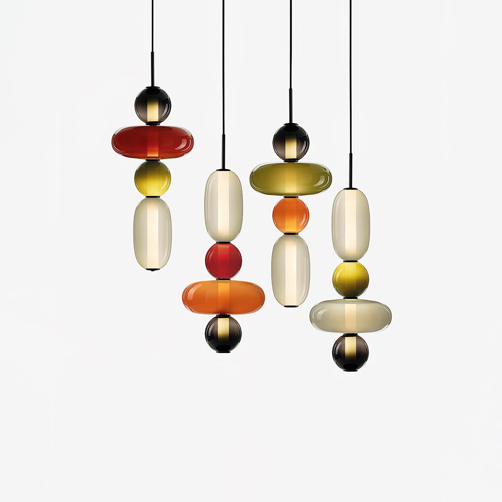 Noxic Glass Acrylic Artistic Pendant Light - Letslighting