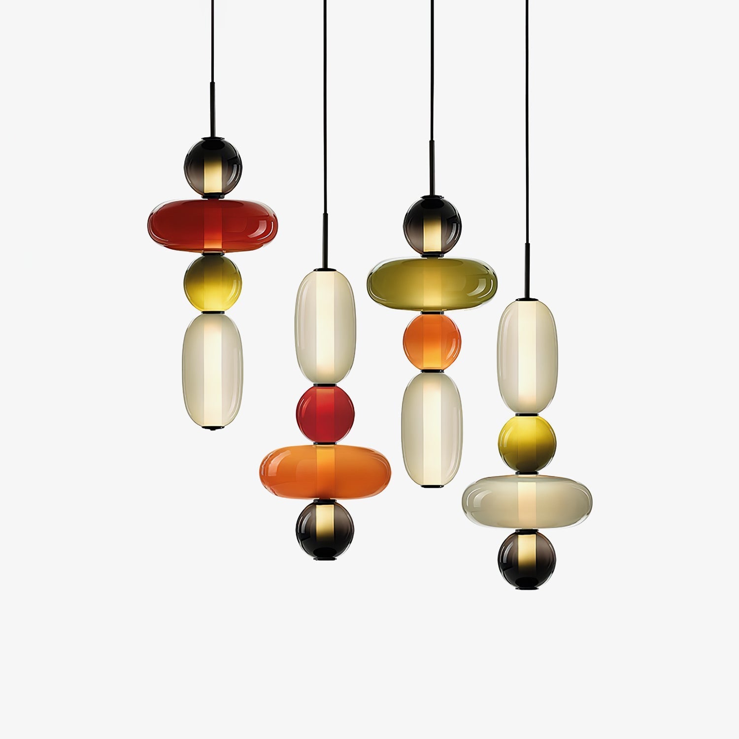 Noxic Glass Acrylic Artistic Pendant Light - Letslighting