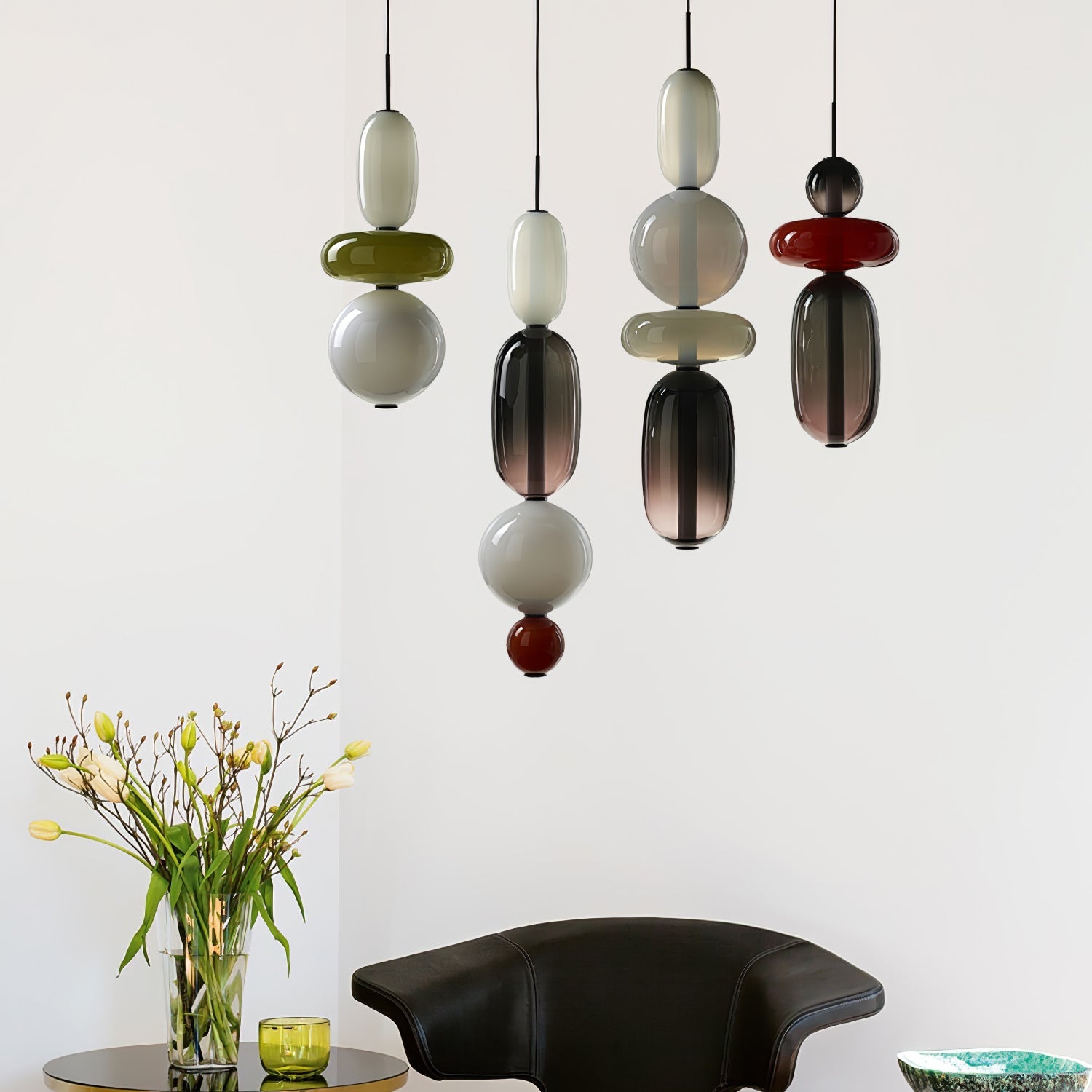 Noxic Glass Acrylic Artistic Pendant Light - Letslighting