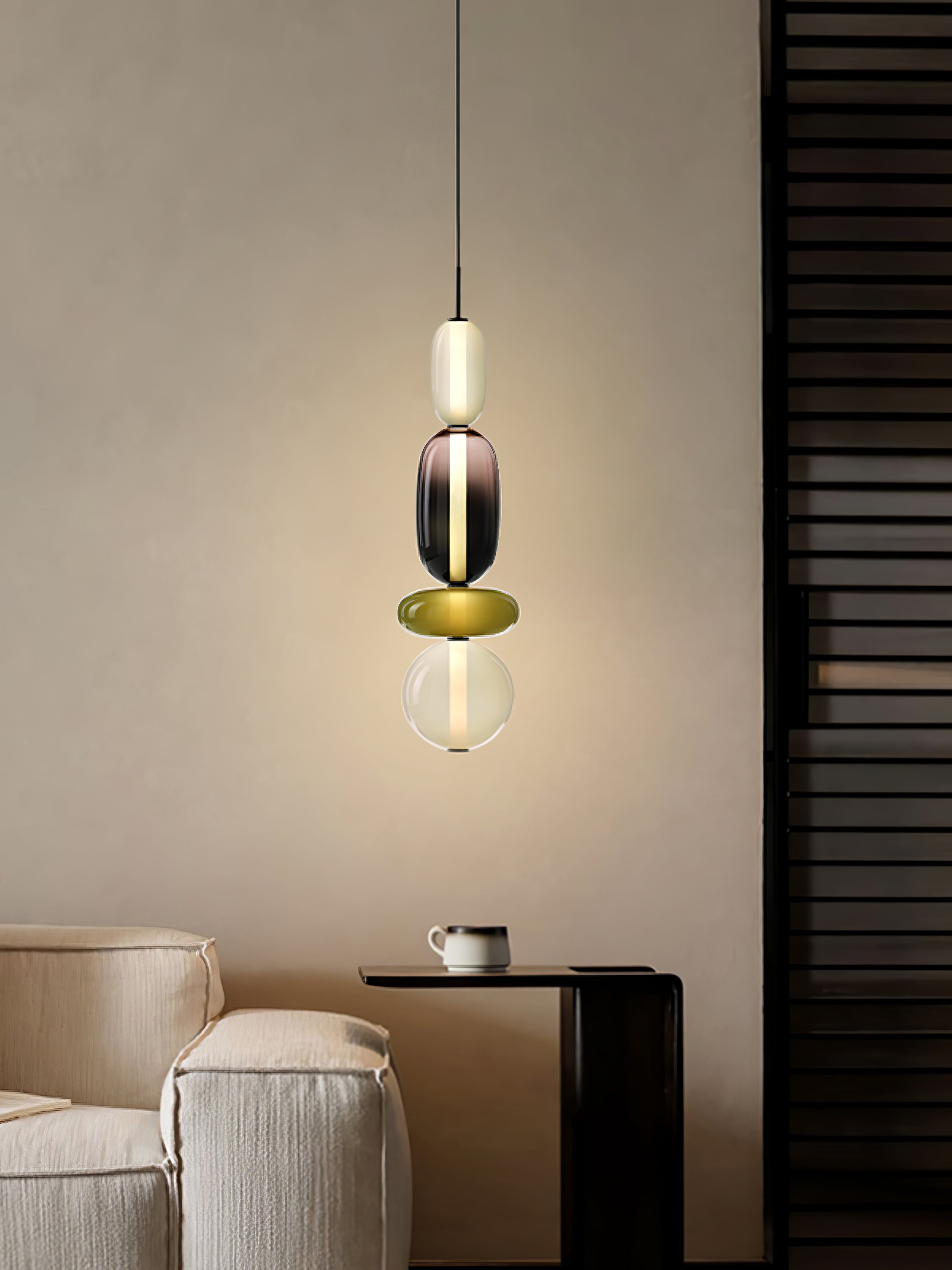 Noxic Glass Acrylic Artistic Pendant Light - Letslighting