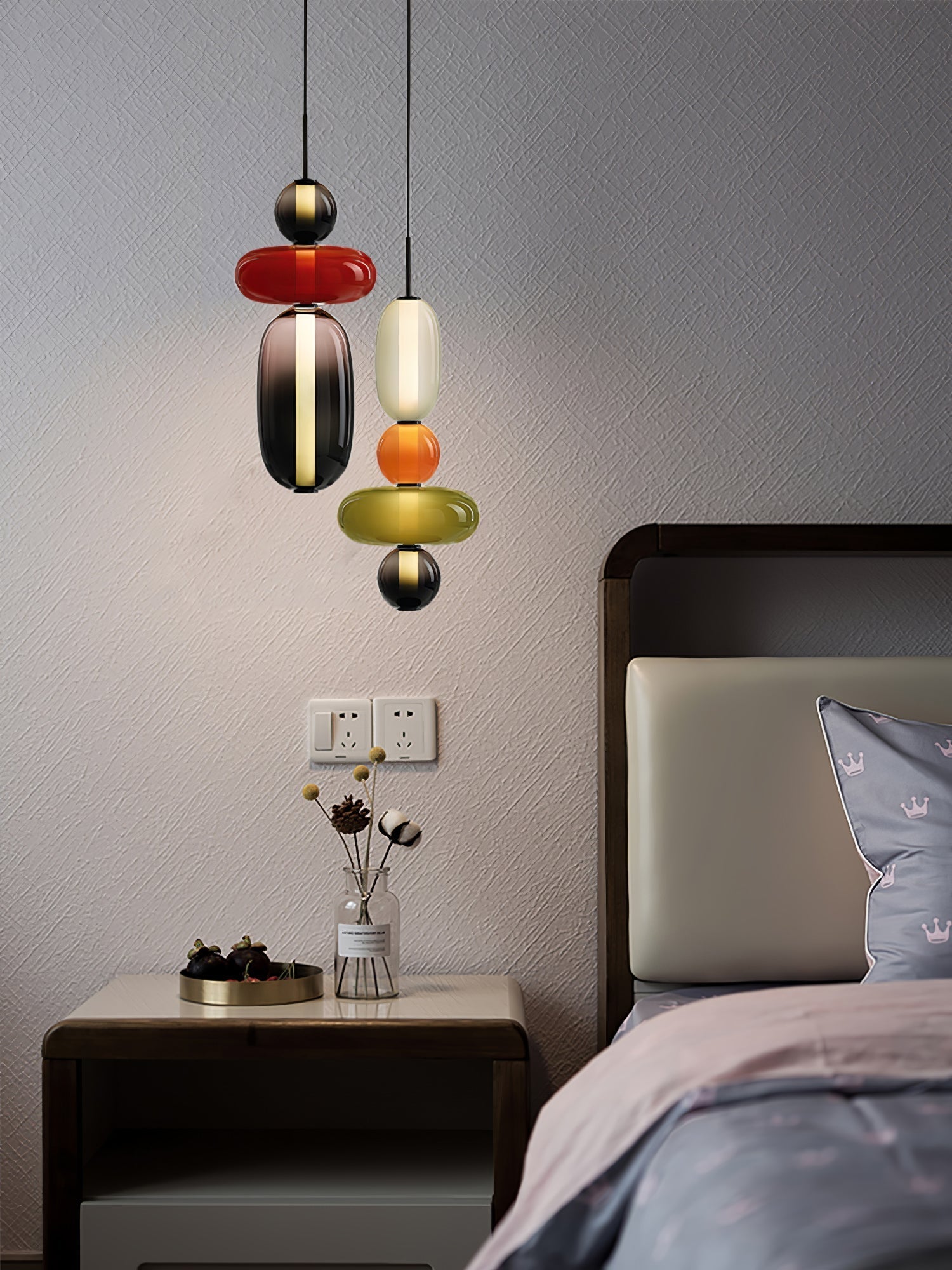 Noxic Glass Acrylic Artistic Pendant Light - Letslighting