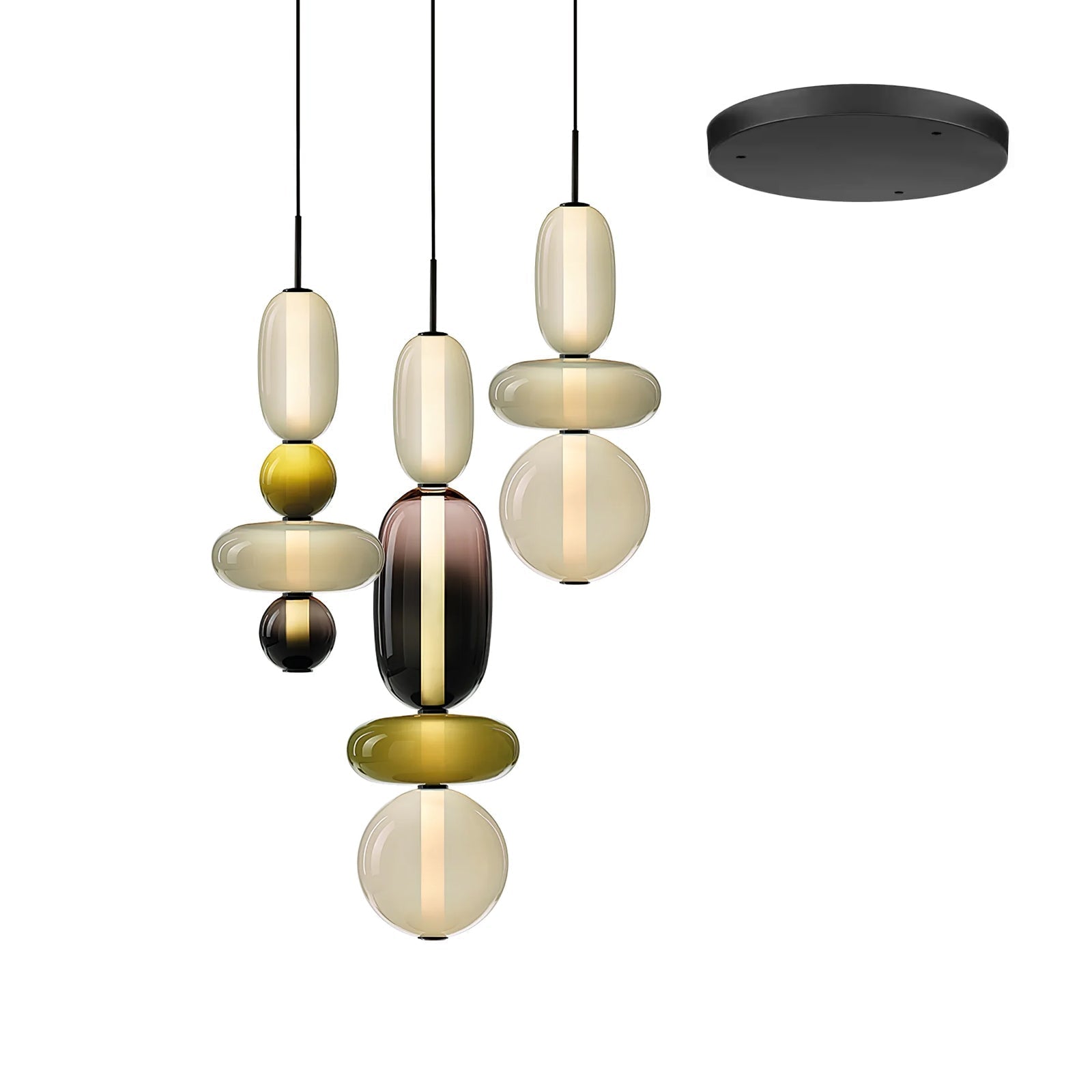 Noxic Glass Acrylic Artistic Pendant Light - Letslighting