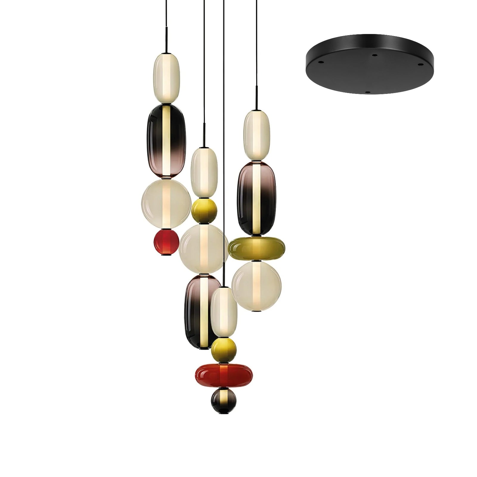 Cunorara Premium Art Stained Glass Chandelier - Letslighting