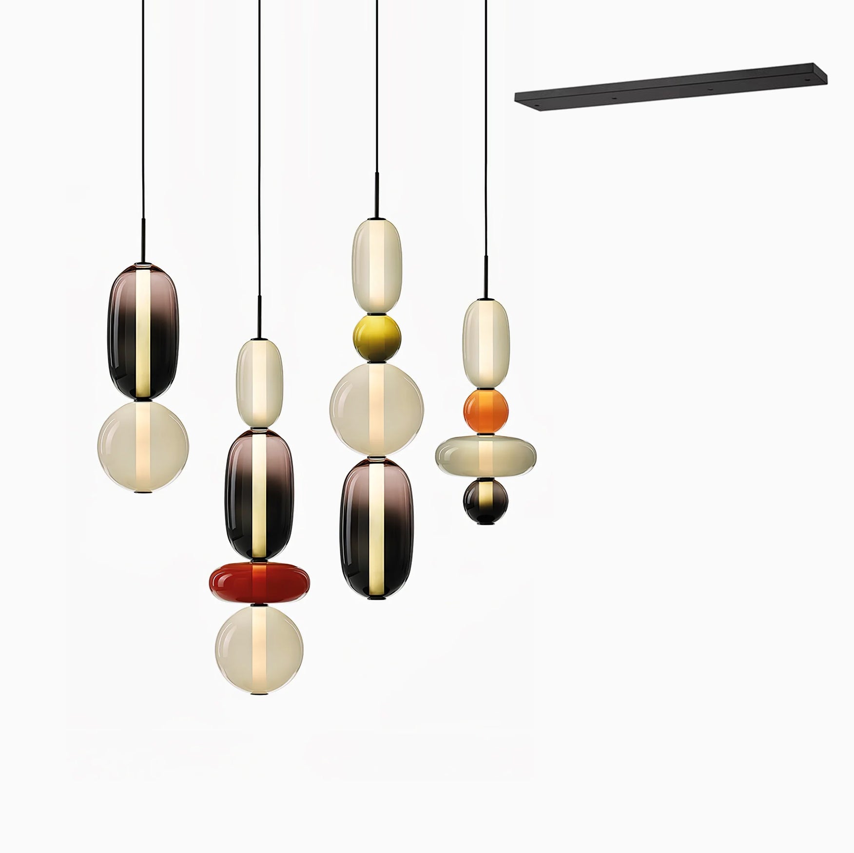 Noxic Glass Acrylic Artistic Pendant Light - Letslighting