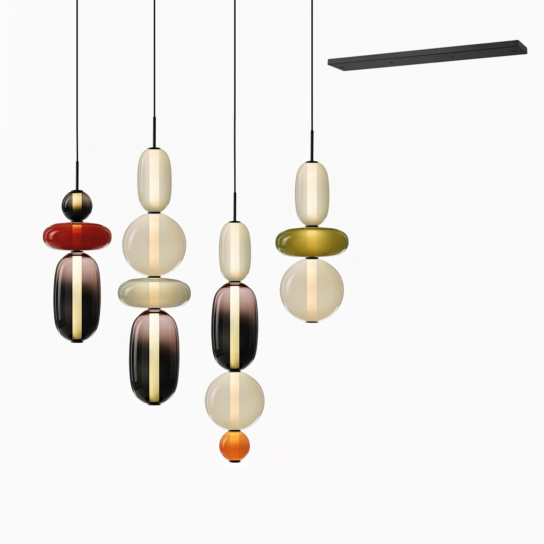 Noxic Glass Acrylic Artistic Pendant Light - Letslighting