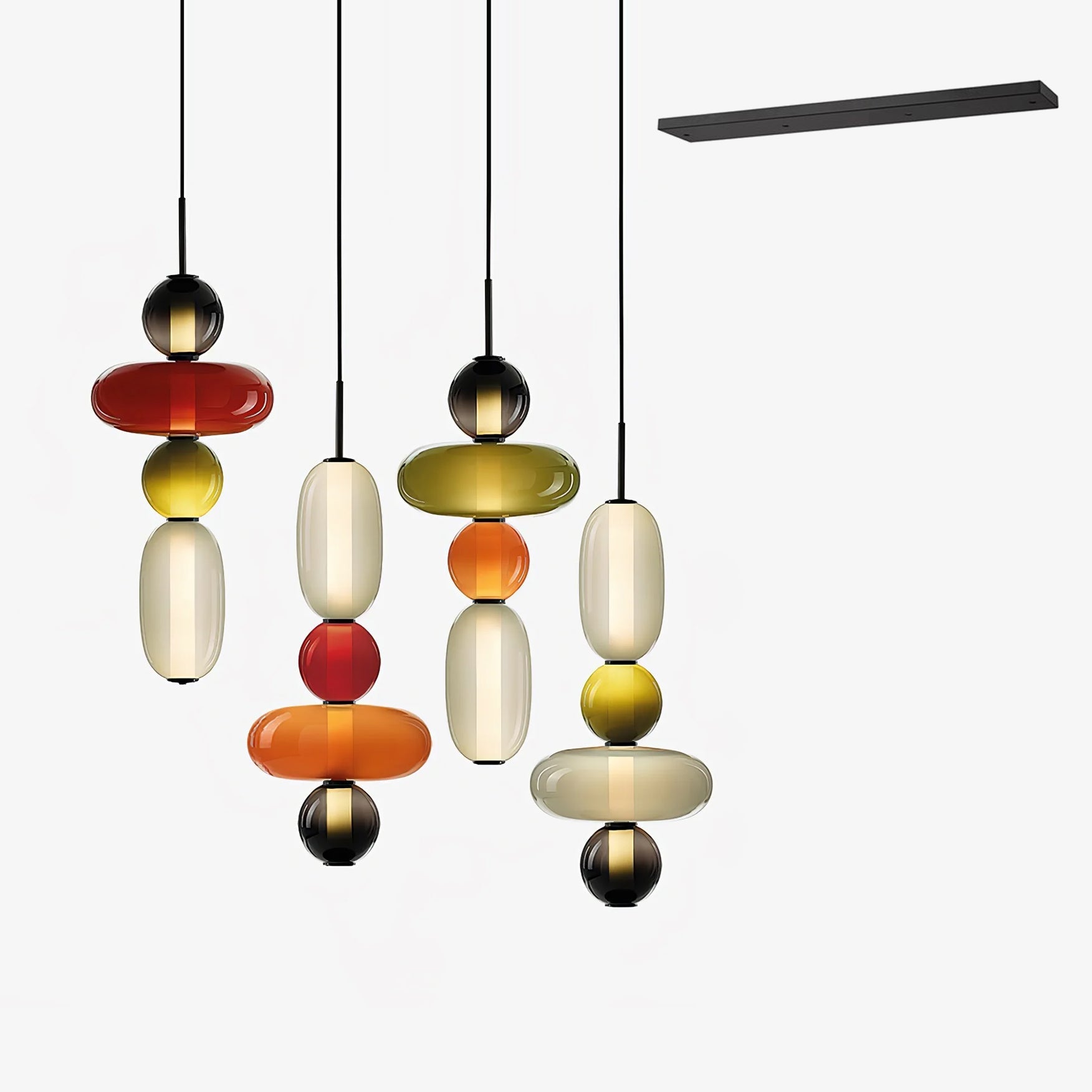 Noxic Glass Acrylic Artistic Pendant Light - Letslighting