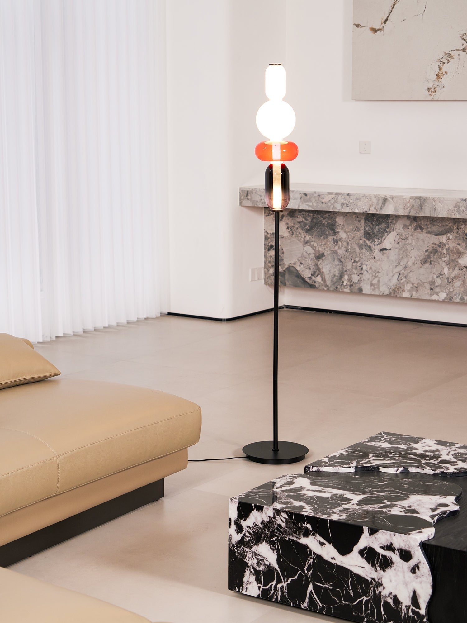 Lustra Floor Light Candiedplayful Glass - Letslighting