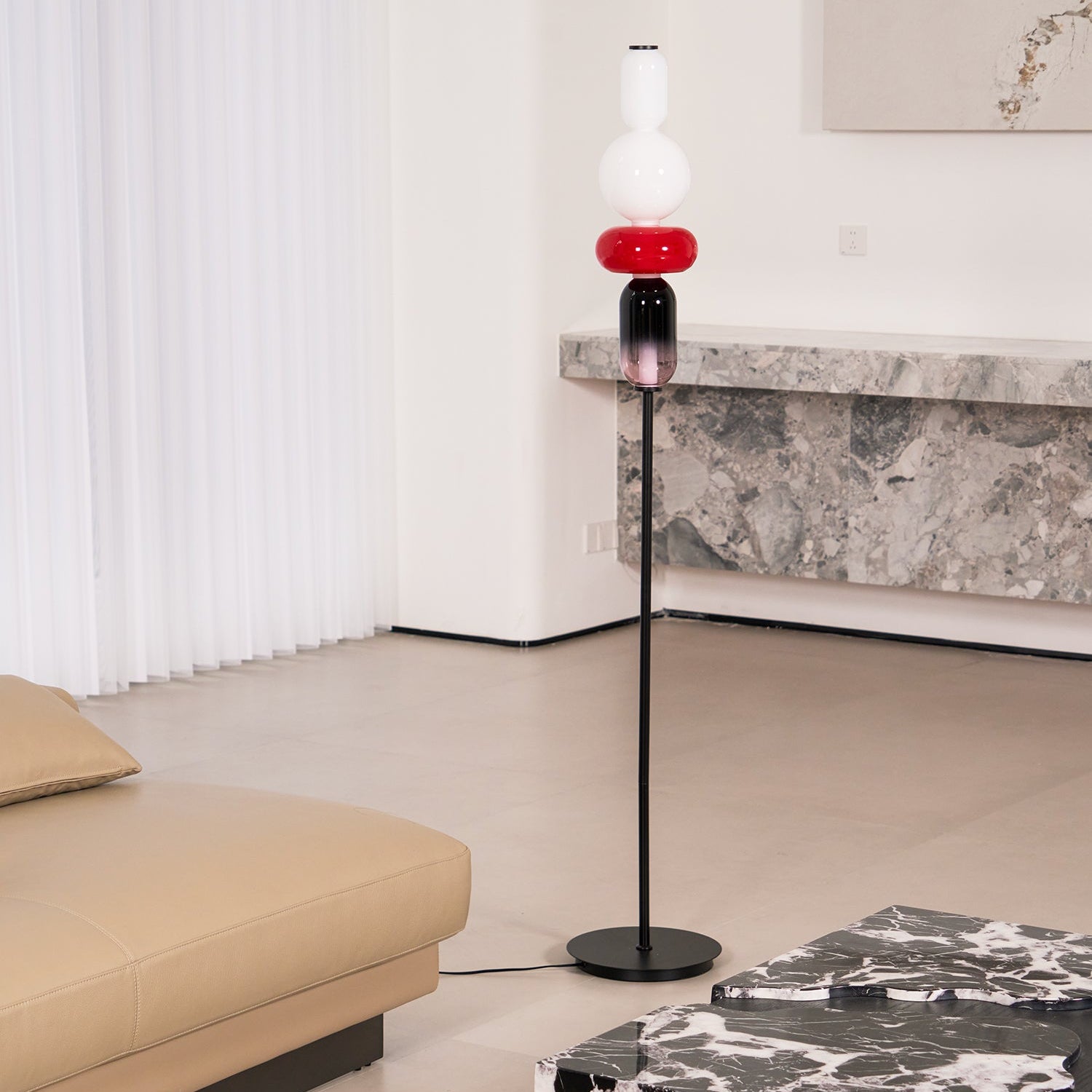 Lustra Floor Light Candiedplayful Glass - Letslighting