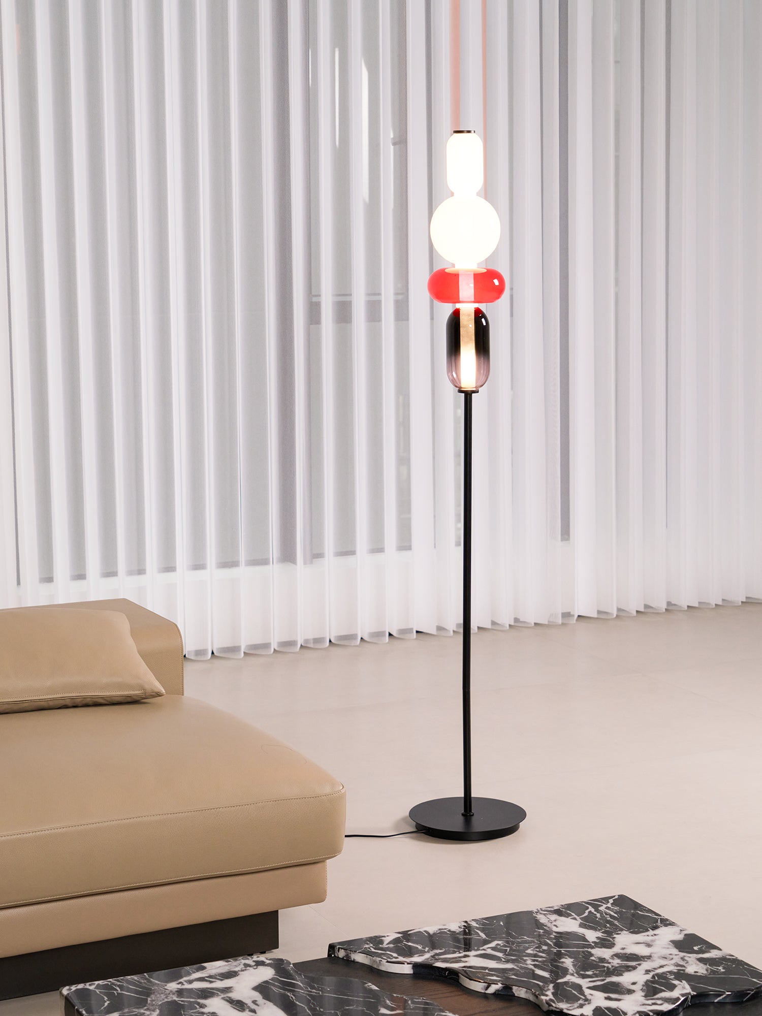 Lustra Floor Light Candiedplayful Glass - Letslighting