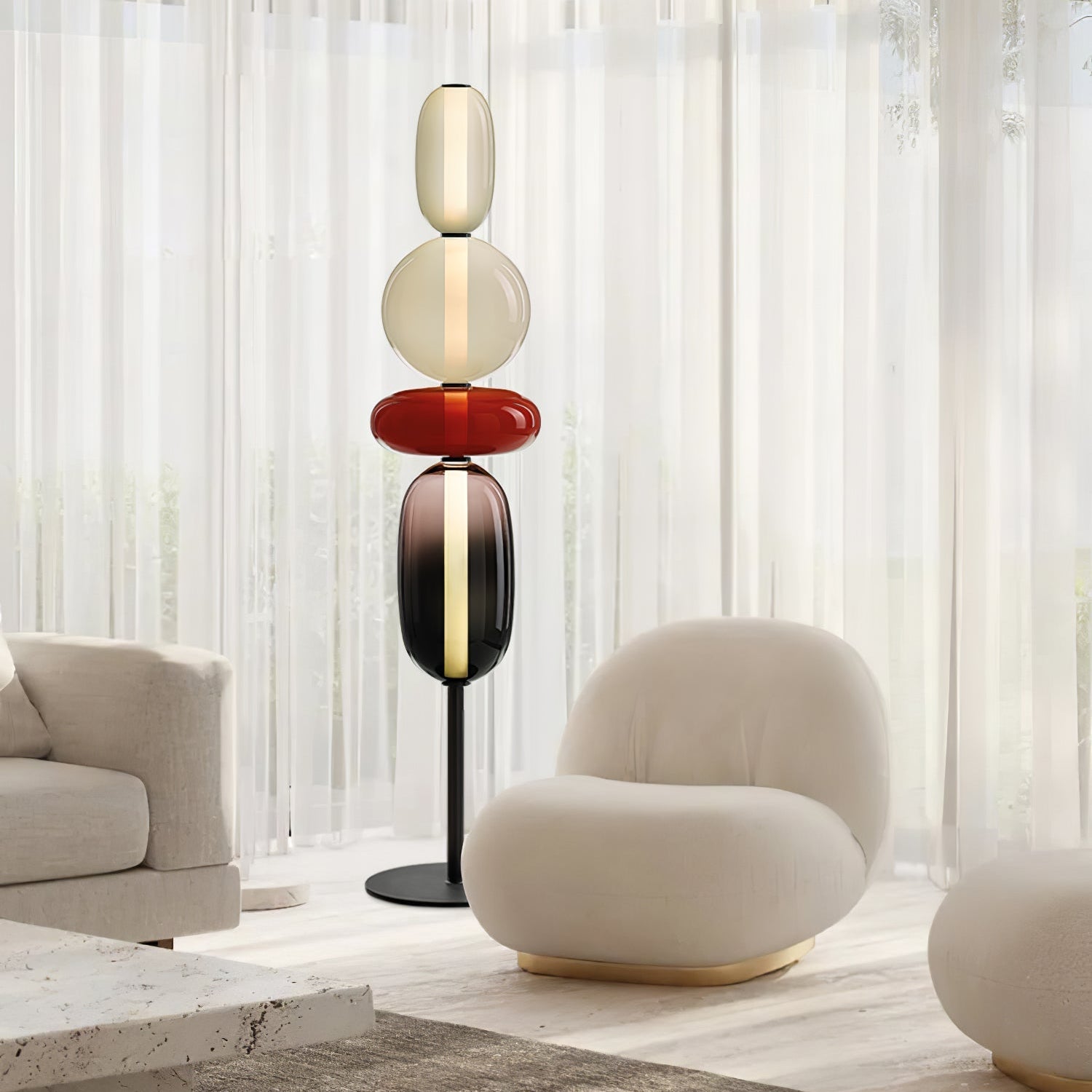 Lustra Floor Light Candiedplayful Glass - Letslighting
