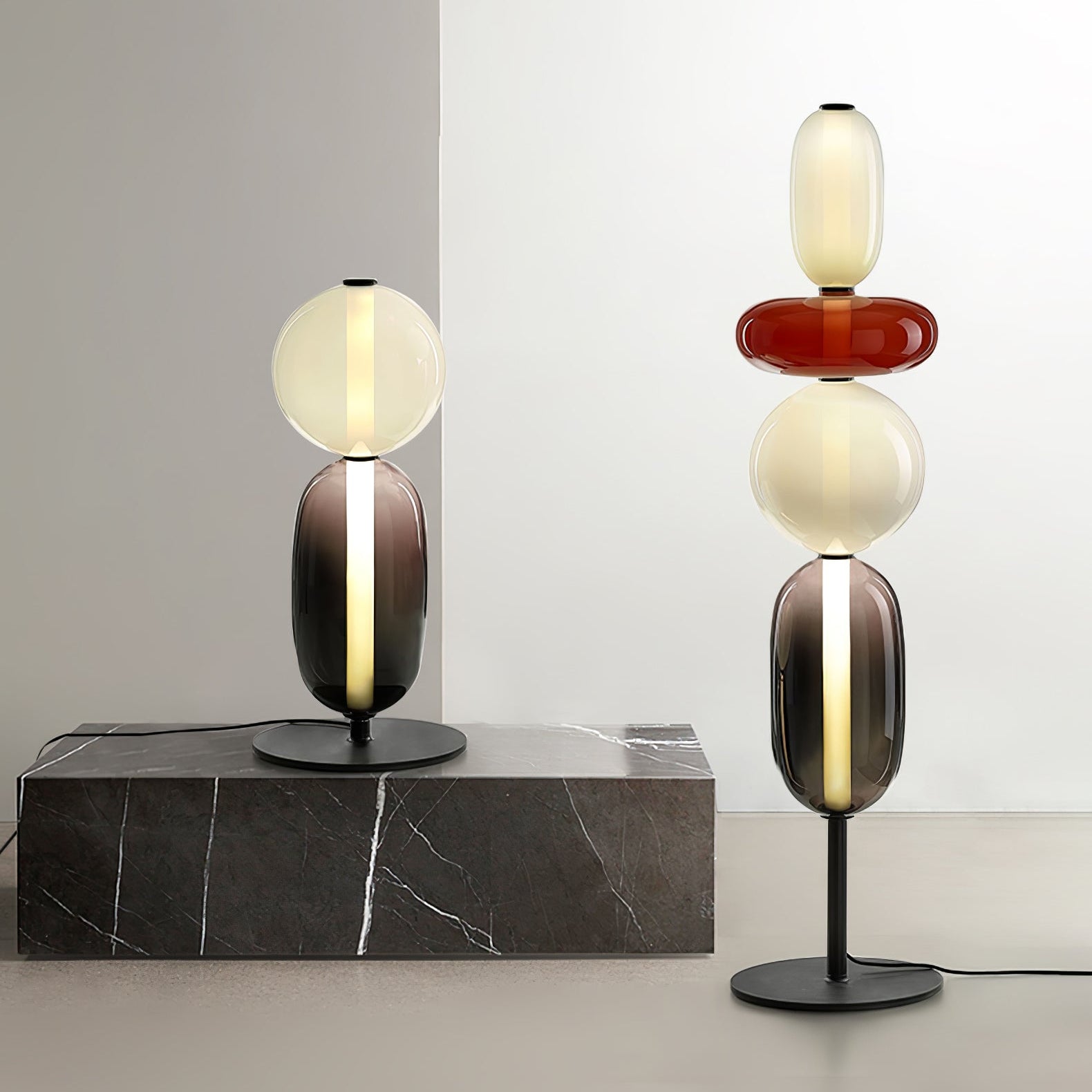 Lustra Floor Light Candiedplayful Glass - Letslighting