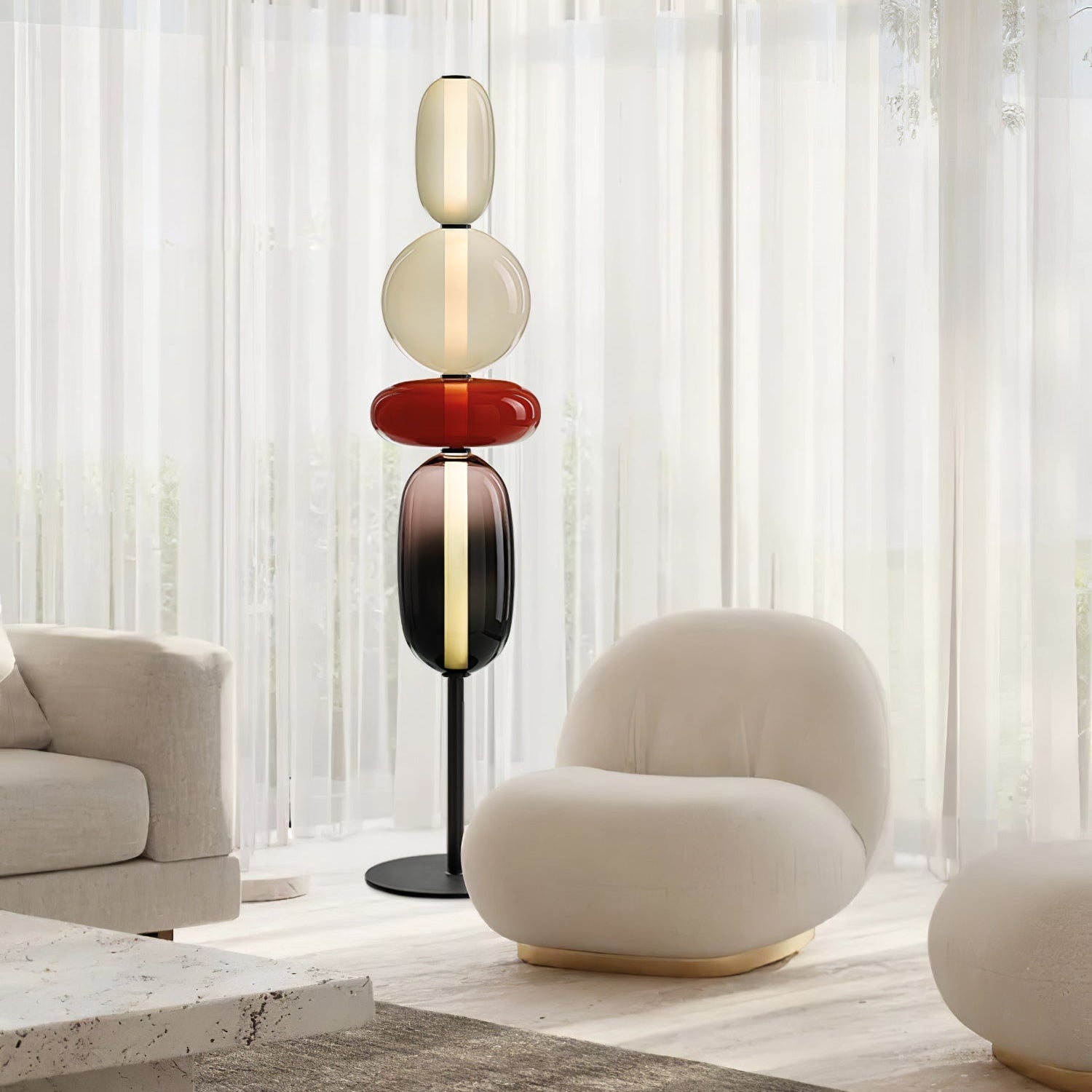 Lustra Floor Light Candiedplayful Glass - Letslighting