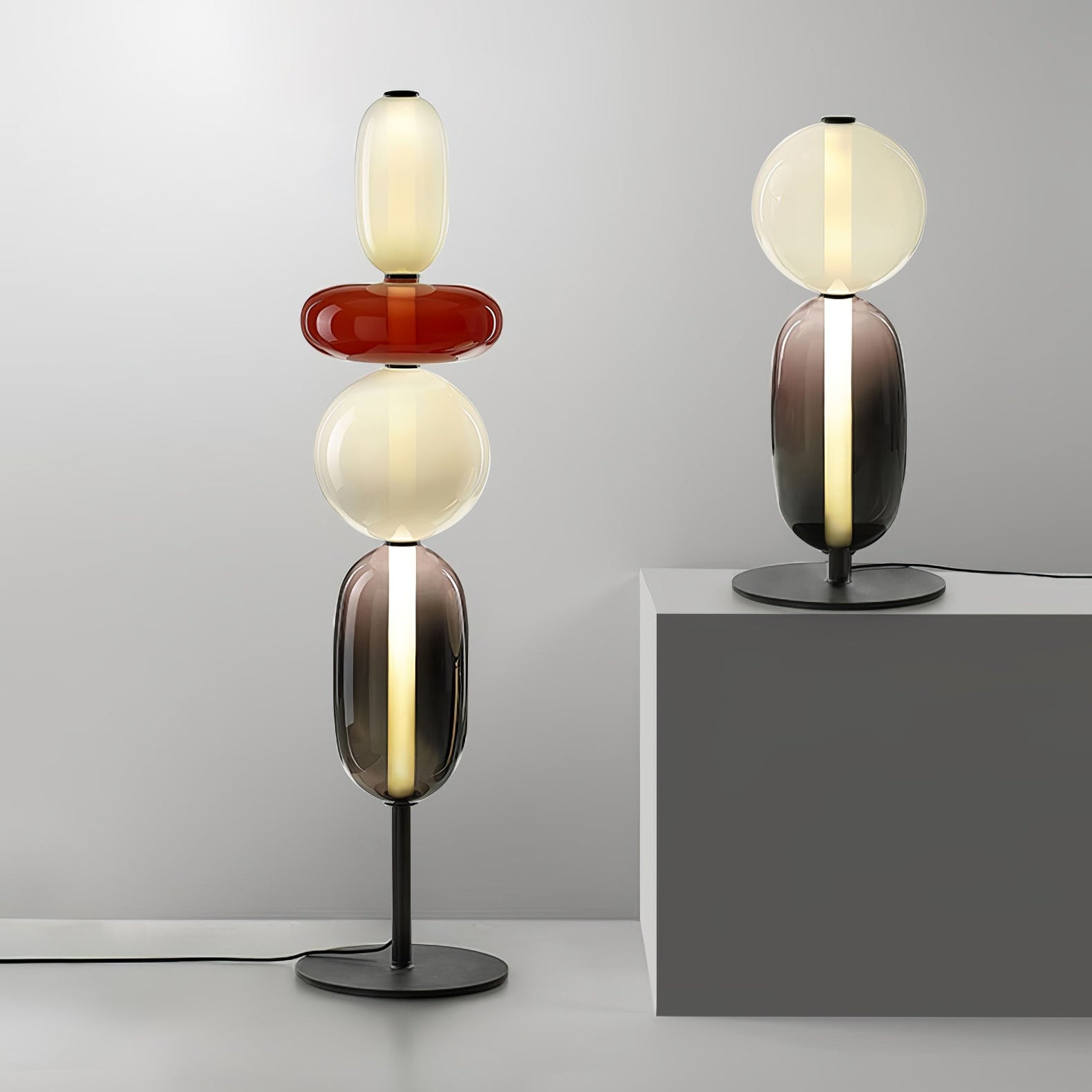 Lustra Floor Light Candiedplayful Glass - Letslighting