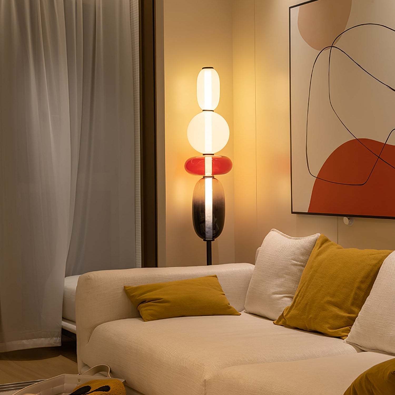 Lustra Floor Light Candiedplayful Glass - Letslighting