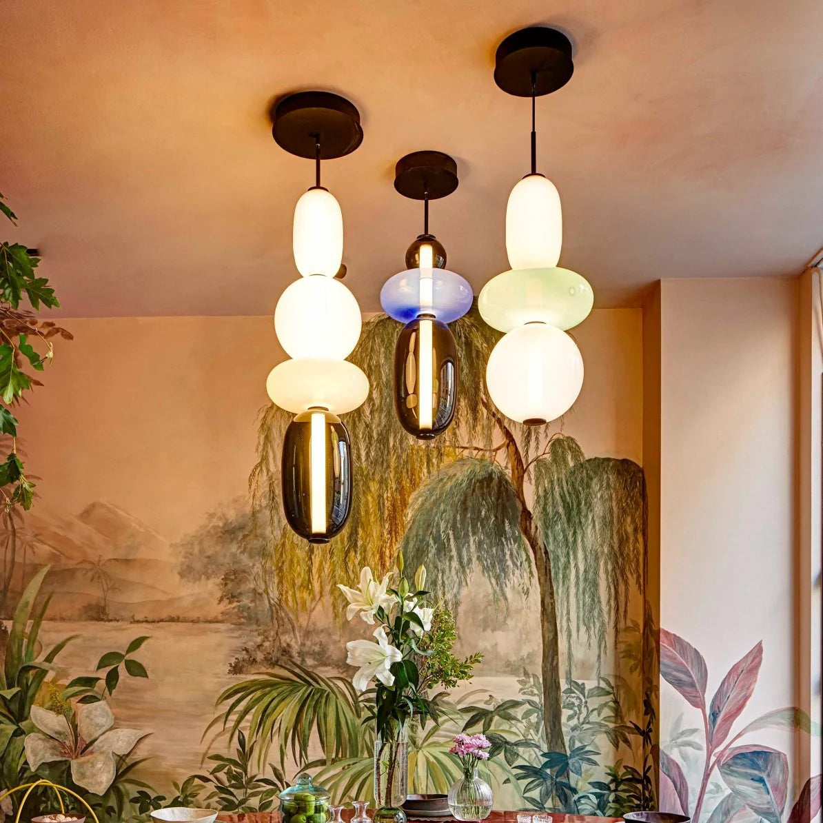 Zodore Premium Art Stained Glass Pendant Lamp - Letslighting