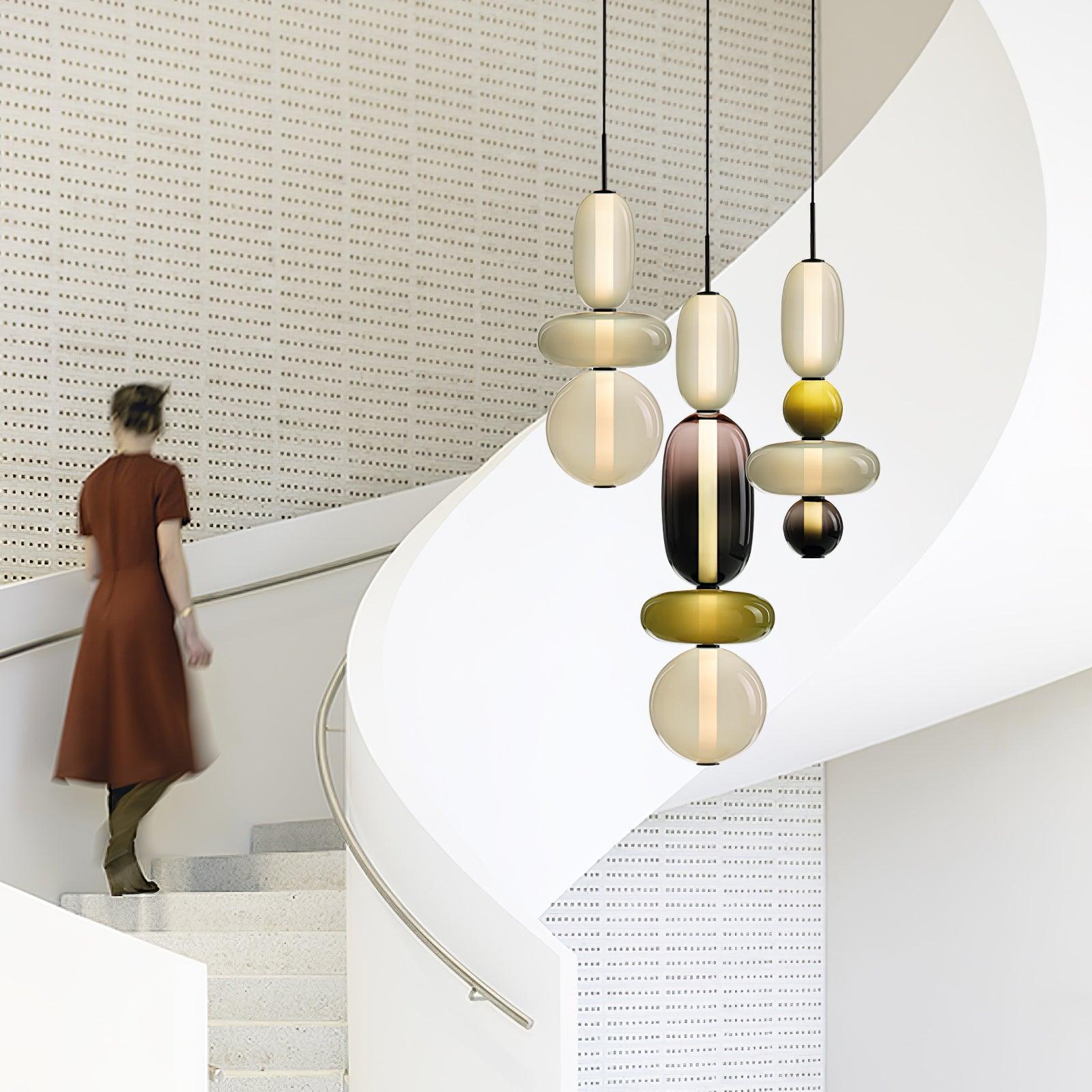 Noxic Glass Acrylic Artistic Pendant Light - Letslighting