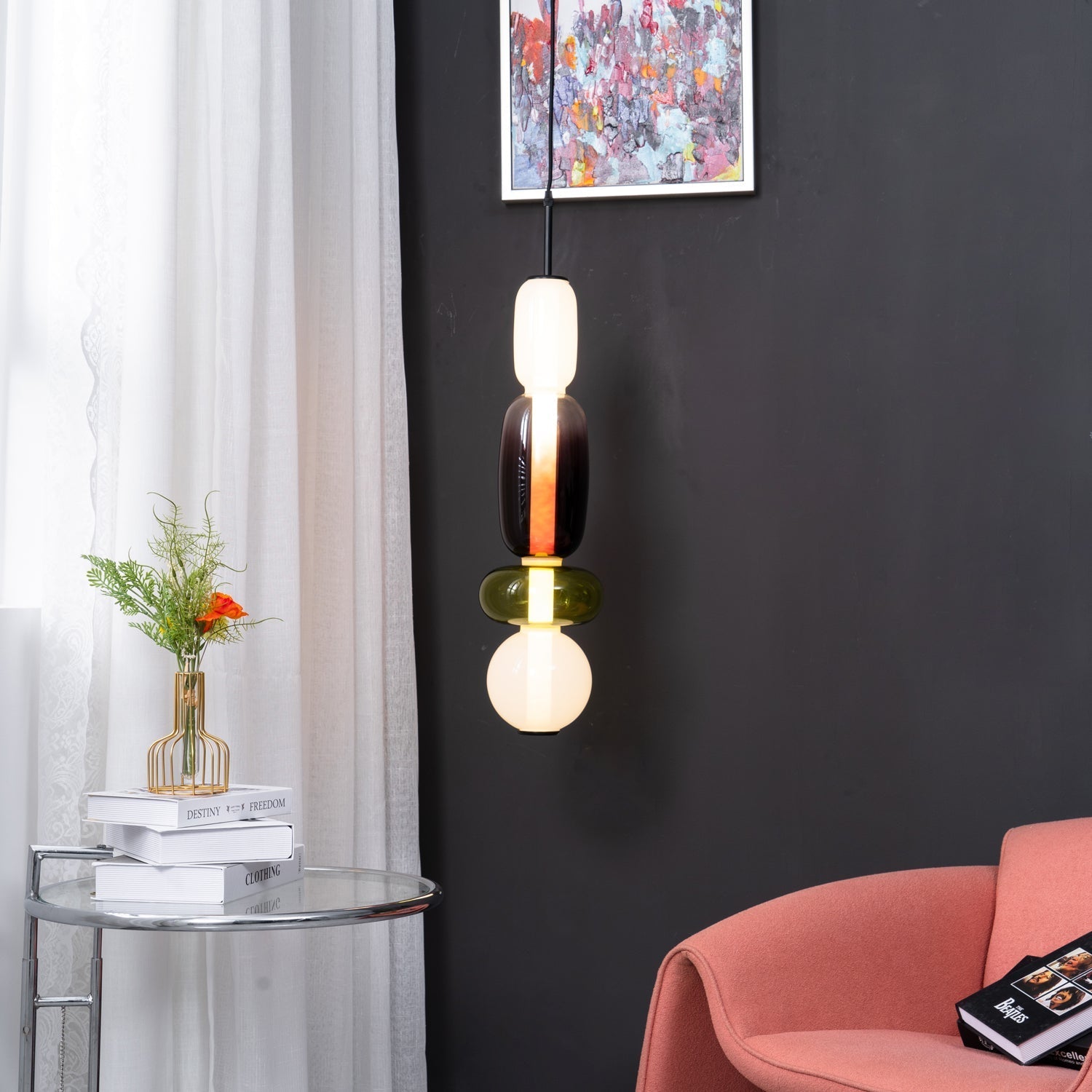 Orba Candied Glass Pendant Light - Letslighting