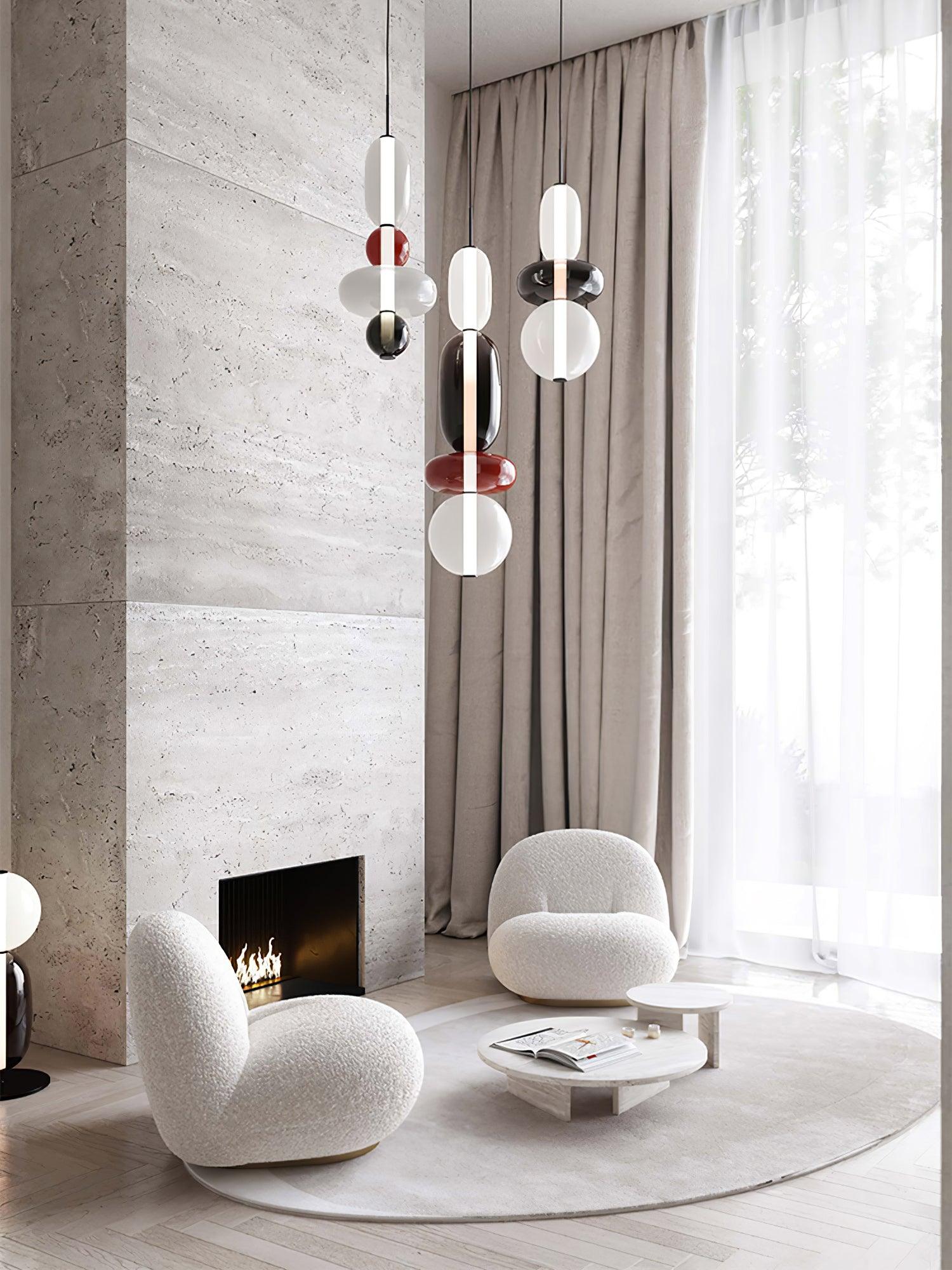 Noxic Glass Acrylic Artistic Pendant Light - Letslighting