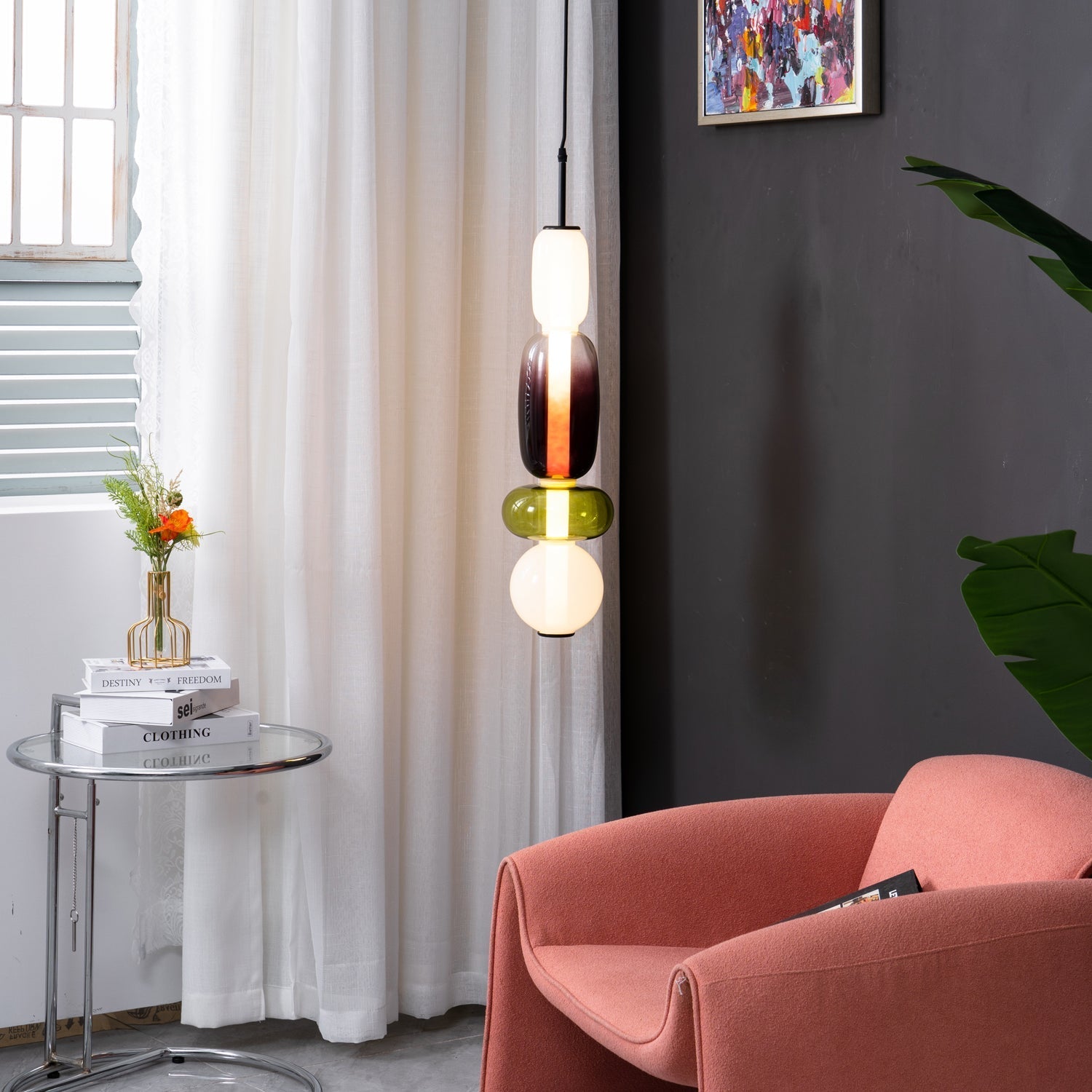 Orba Candied Glass Pendant Light - Letslighting