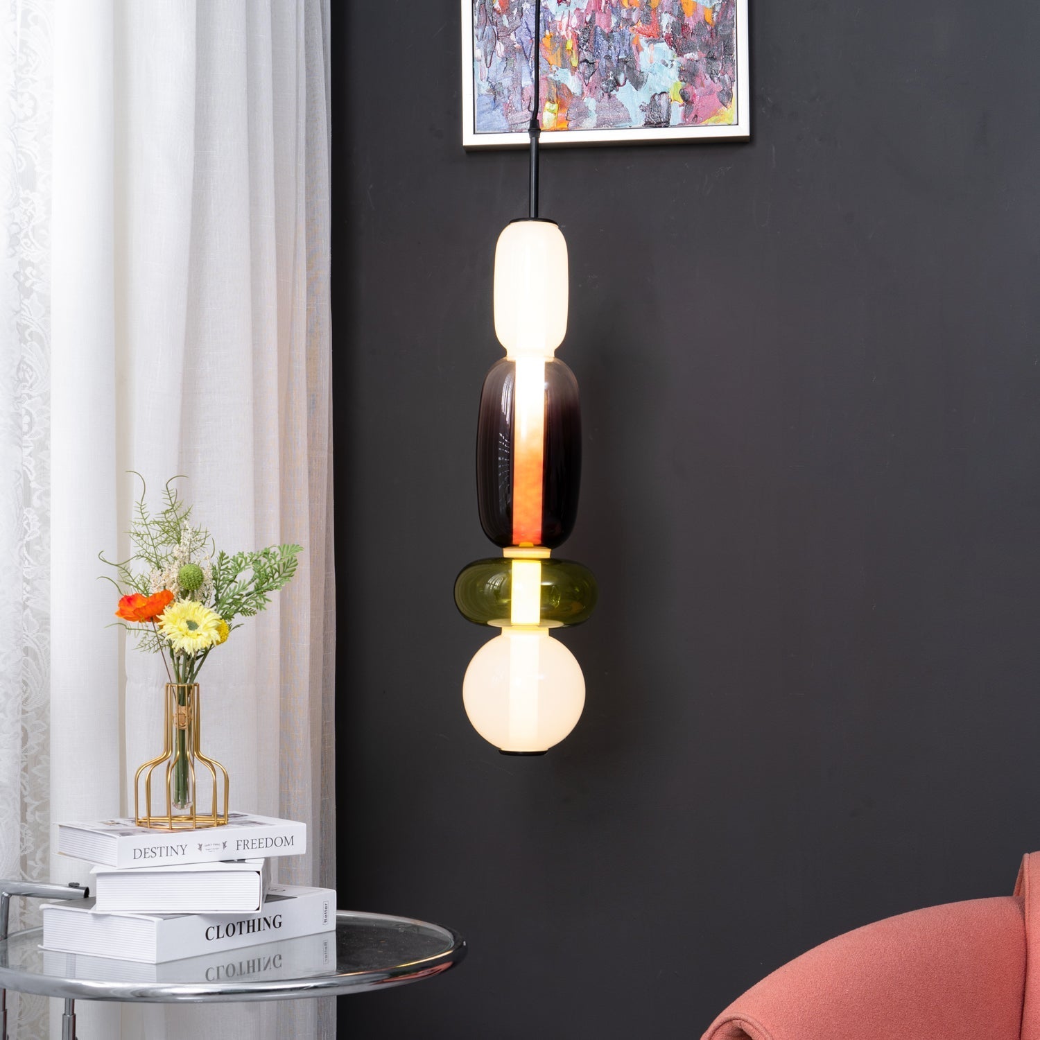 Orba Candied Glass Pendant Light - Letslighting