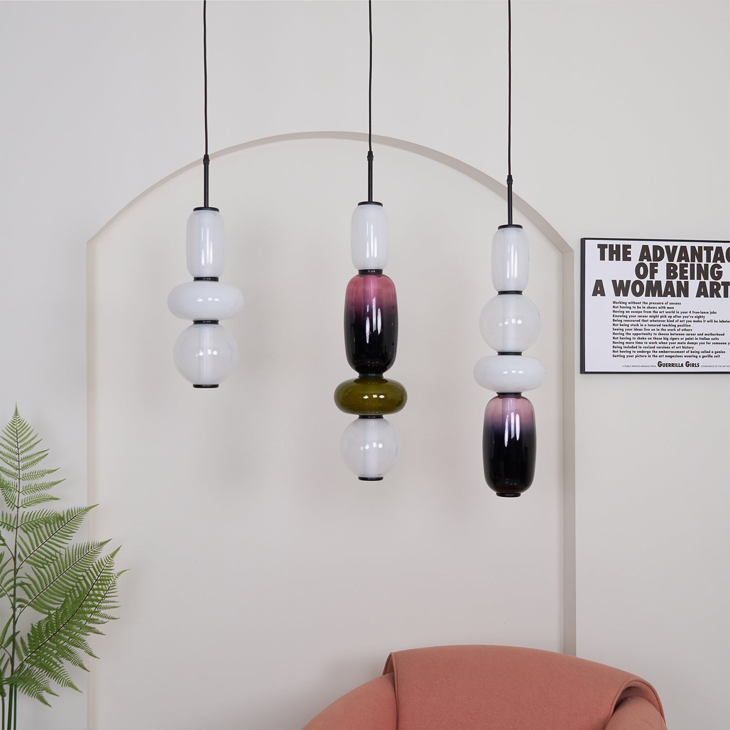 Orba Candied Glass Pendant Light - Letslighting