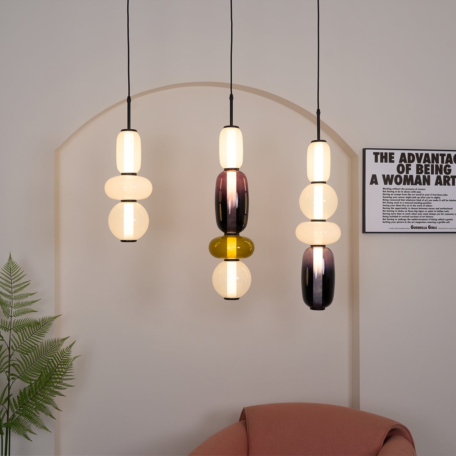 Orba Candied Glass Pendant Light - Letslighting