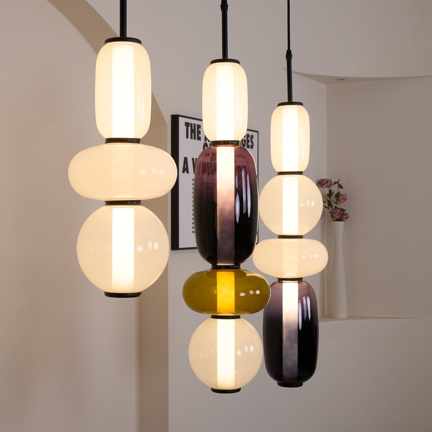 Orba Candied Glass Pendant Light - Letslighting