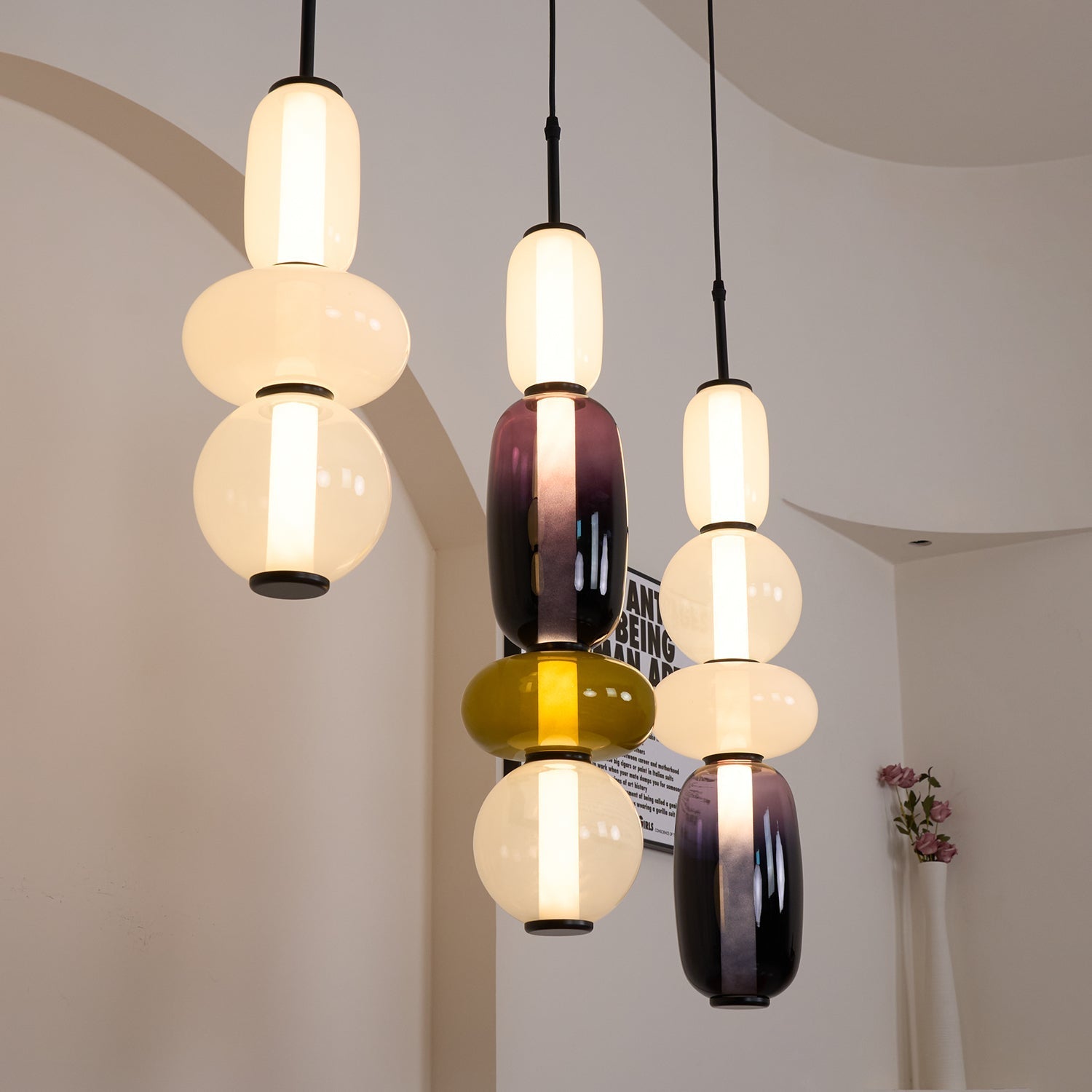 Orba Candied Glass Pendant Light - Letslighting