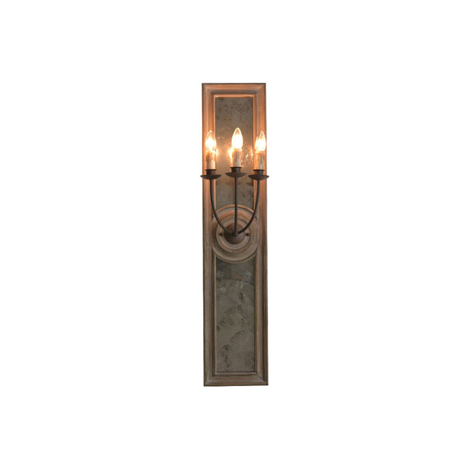 Phasis 3-Light Mirrored Elegance Vintage Sconce Wall Lamp - Letslighting