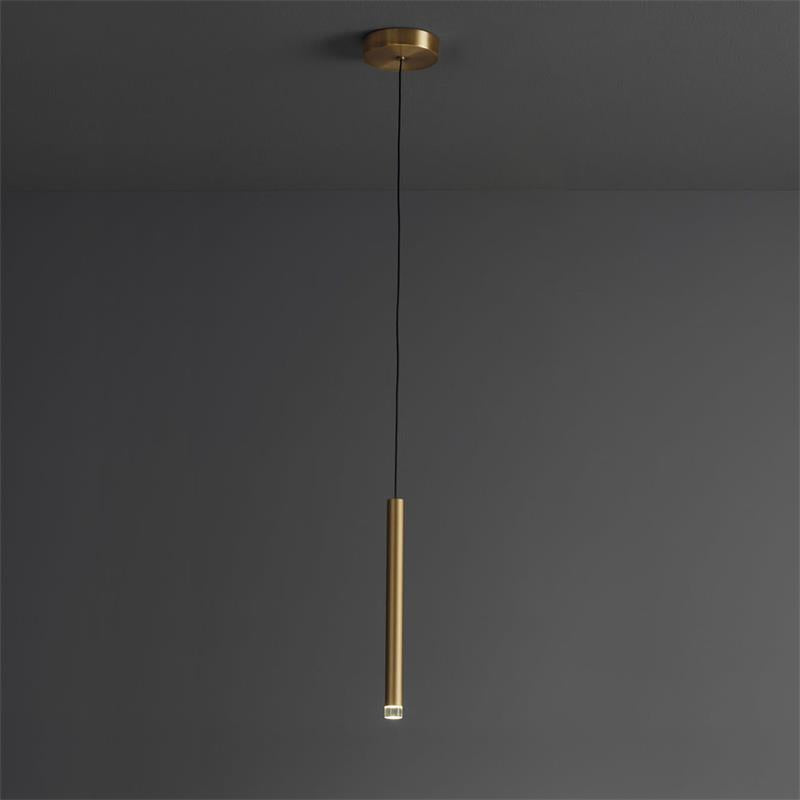 Quint Modern Minimalist Brass Acrylic Chandelier - Letslighting
