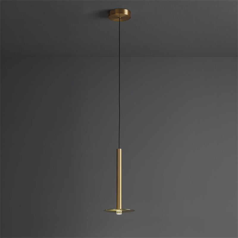 Quint Modern Minimalist Brass Acrylic Chandelier - Letslighting