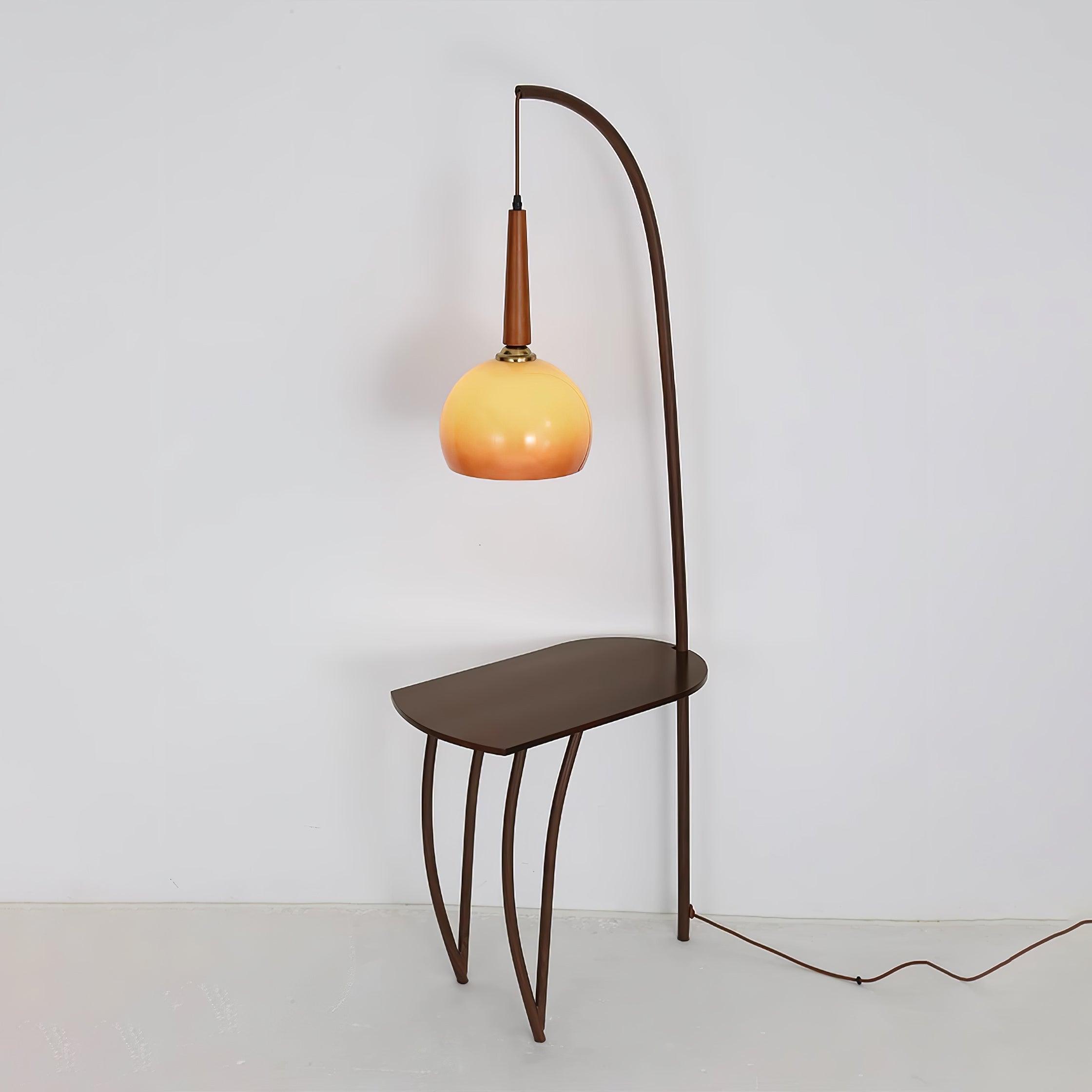 Cantilever Wood Accent Floor Lamp - Blowlighting
