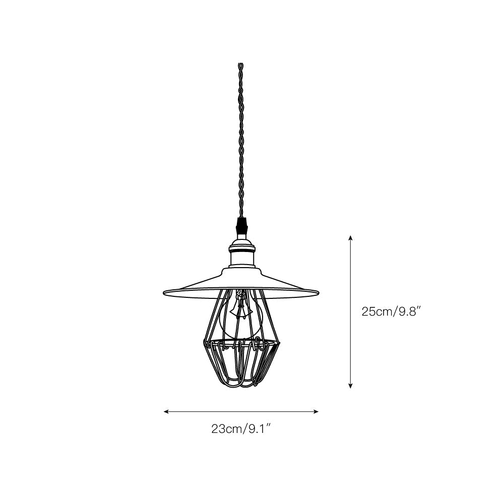 Stella Vintage Industrial Art Pendant Light - Letslighting
