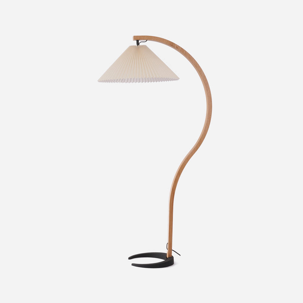 Viaro Wood Floor Lamp - Letslighting