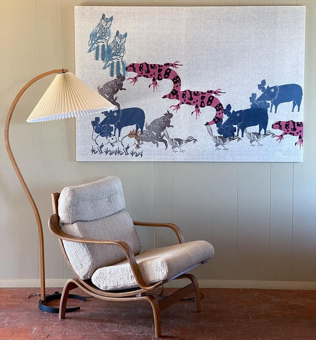 Viaro Wood Floor Lamp - Letslighting