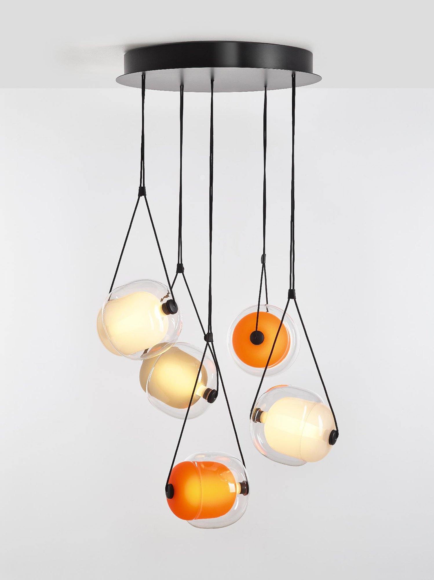Orba Contemporary Glass Pendant Light - Letslighting