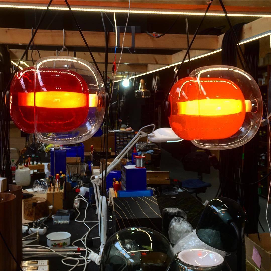 Orba Contemporary Glass Pendant Light - Letslighting
