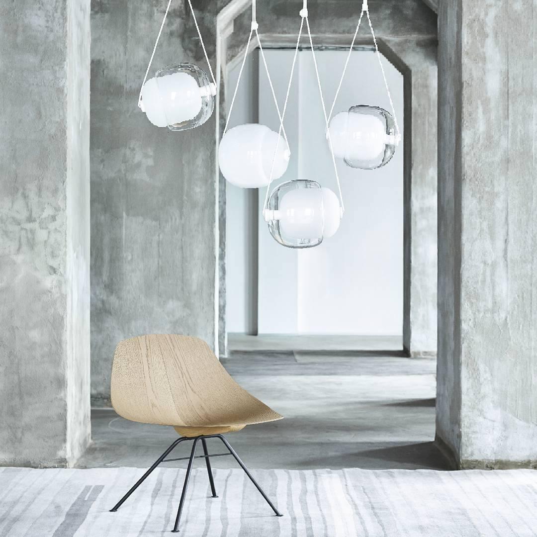 Orba Contemporary Glass Pendant Light - Letslighting
