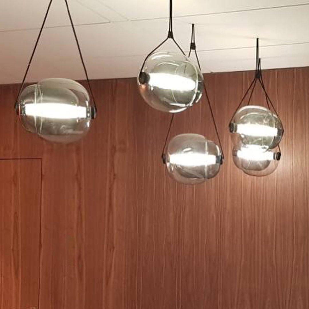 Orba Contemporary Glass Pendant Light - Letslighting