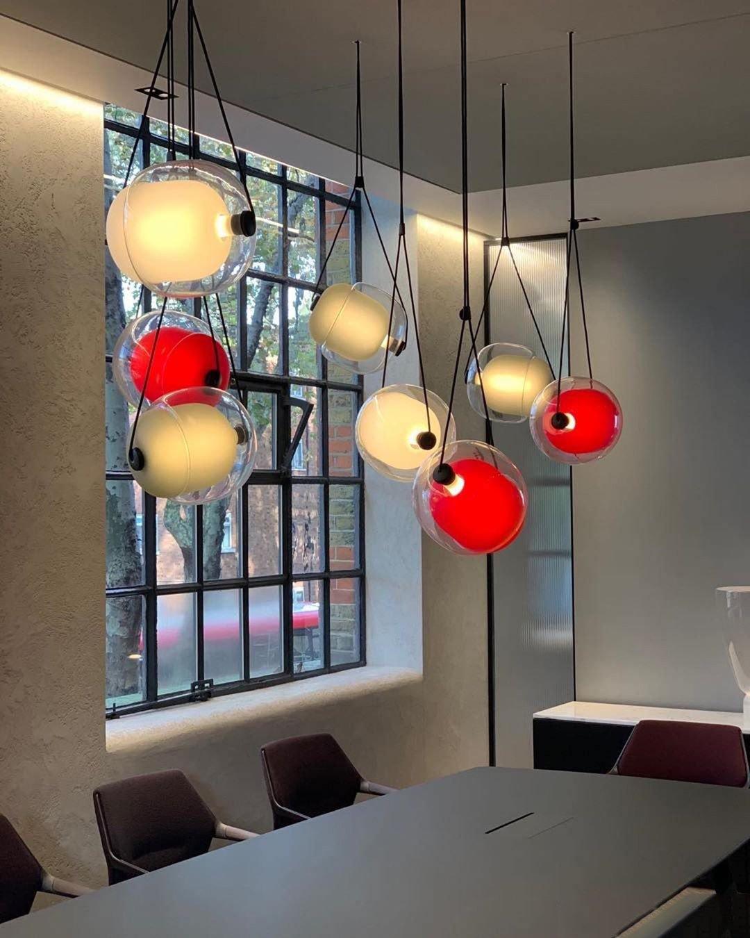 Orba Contemporary Glass Pendant Light - Letslighting
